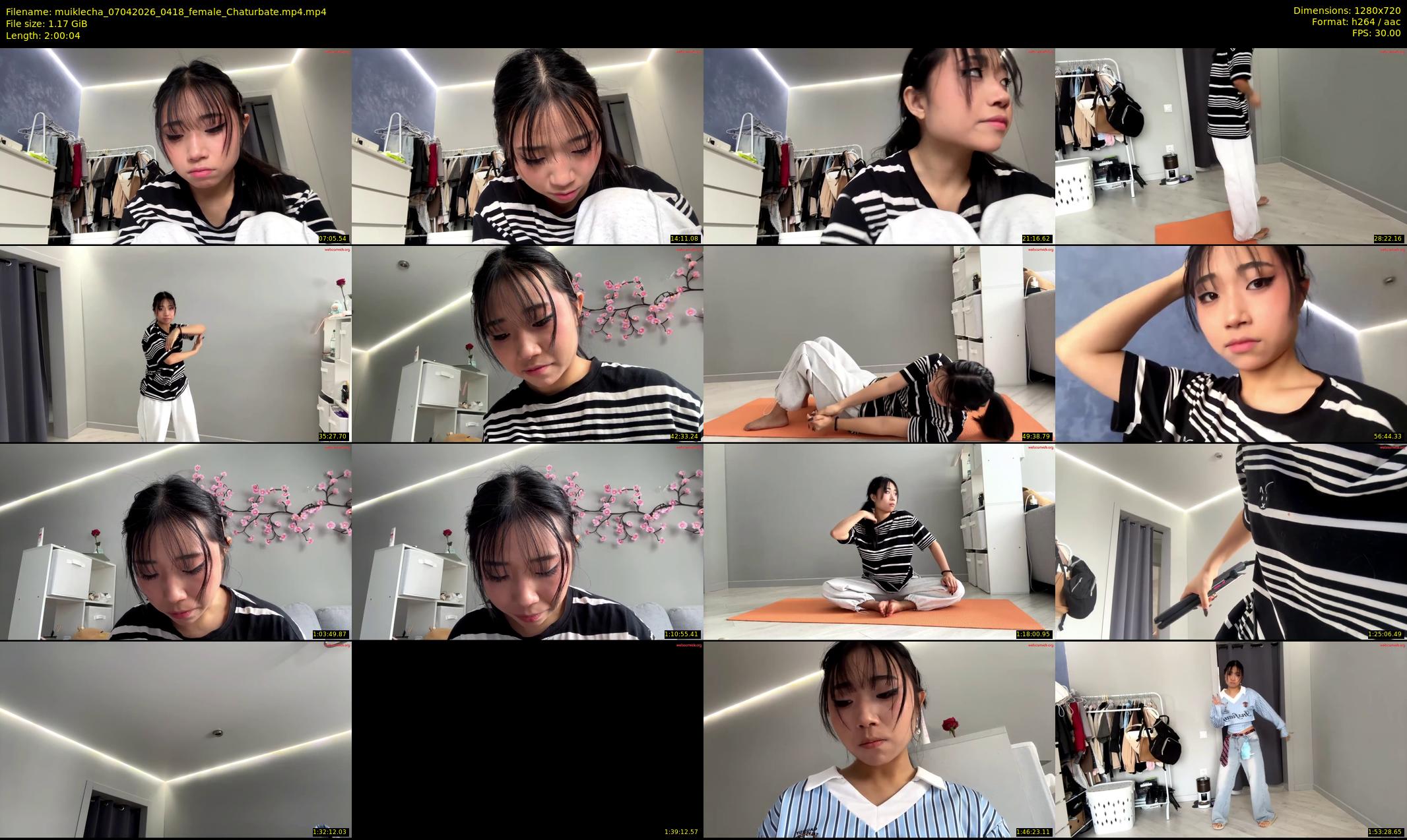 muiklecha — 121 minute Chaturbate female cam show recording, 720p, Apr 7, 2026