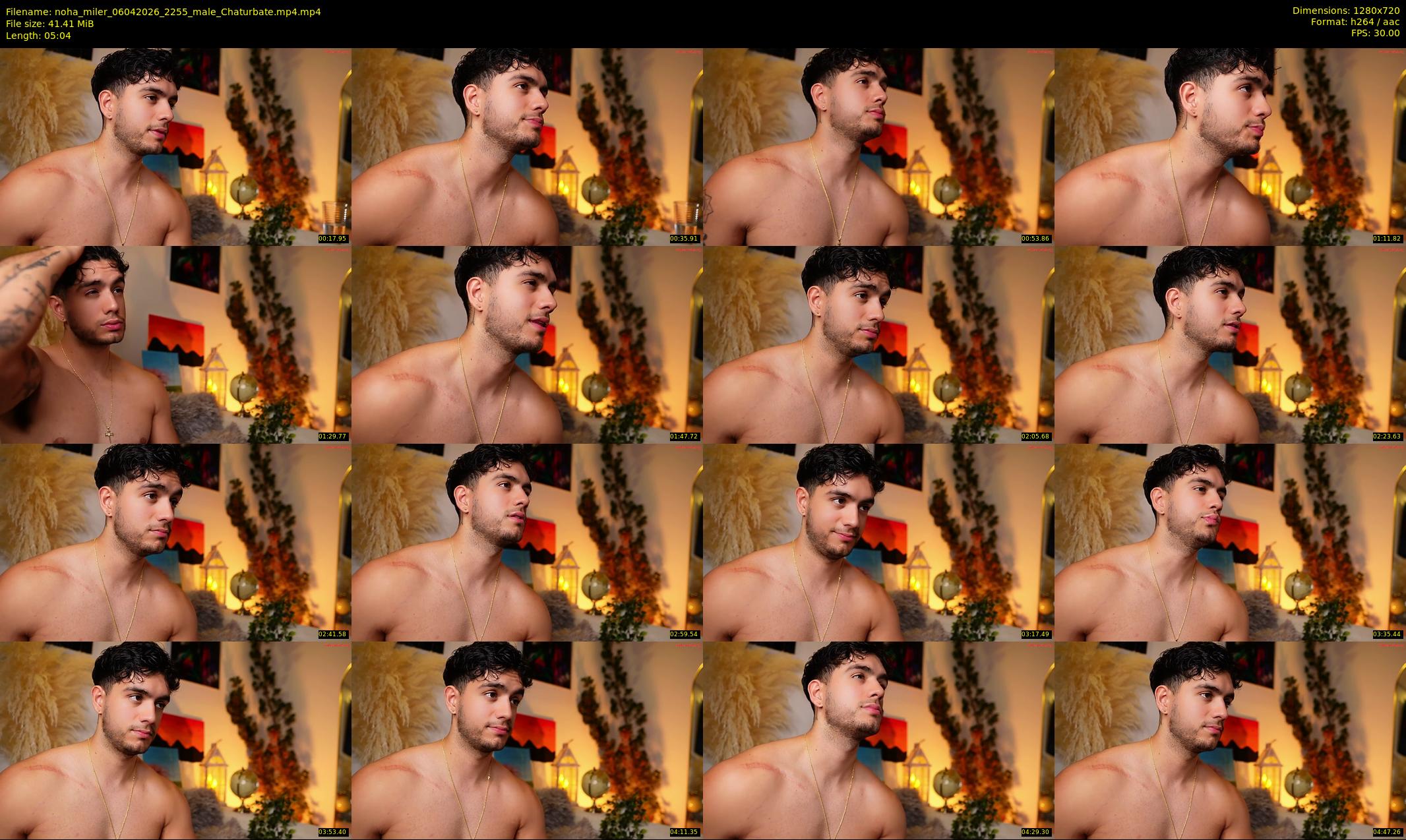 noha_miler — 6 minute Chaturbate male cam show recording, 720p, Apr 6, 2026