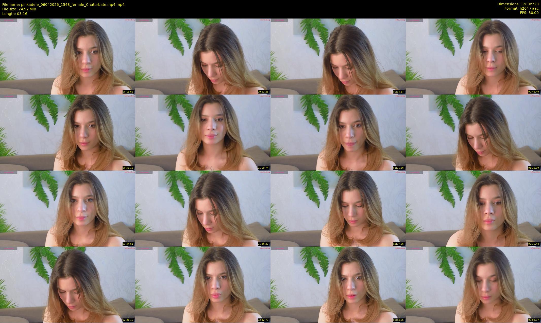 pinkadele — 4 minute Chaturbate female cam show recording, 720p, Apr 6, 2026