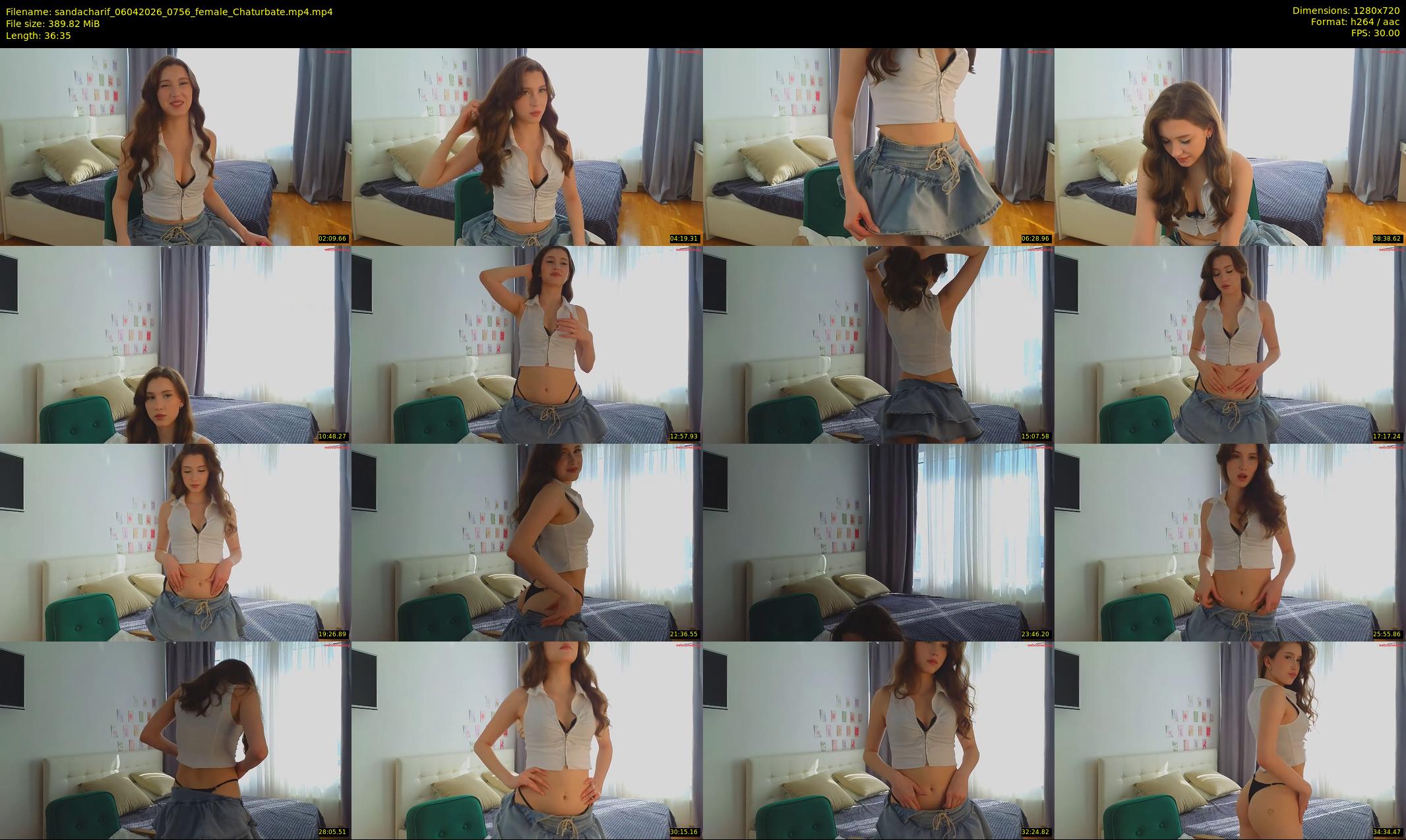 sandacharif — 37 minute Chaturbate female cam show recording, 720p, Apr 6, 2026