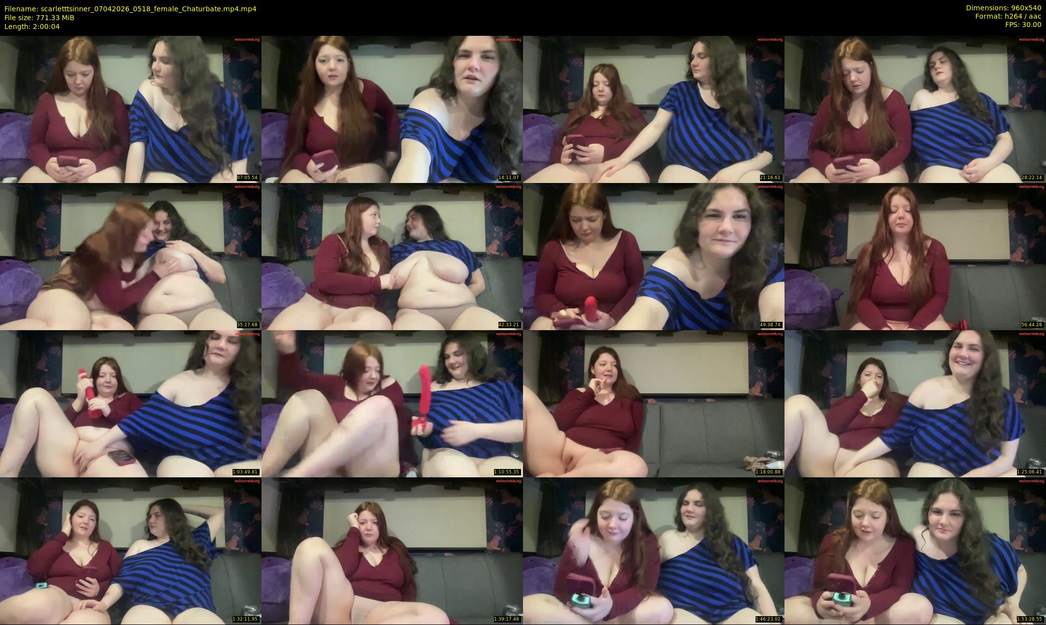 scarletttsinner — 121 minute Chaturbate female cam show recording, 480p, Apr 7, 2026