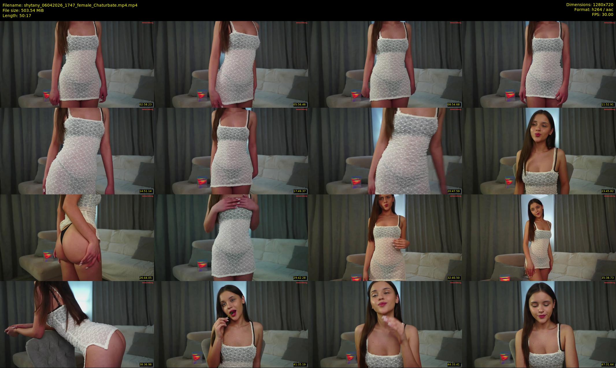 shytany — 51 minute Chaturbate female cam show recording, 720p, Apr 6, 2026
