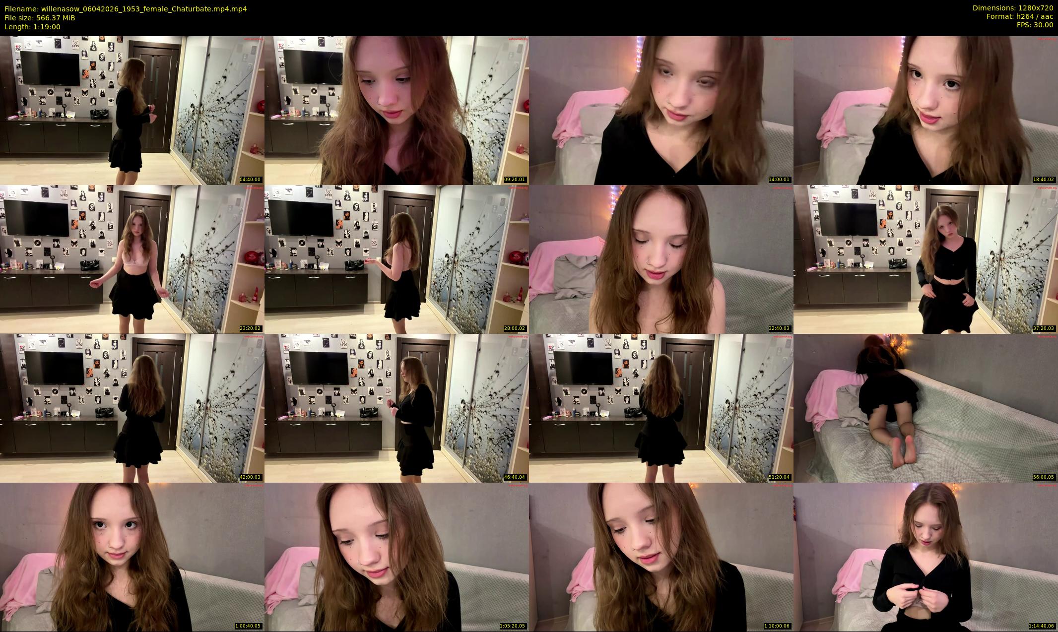 willenasow — 79 minute Chaturbate female cam show recording, 720p, Apr 6, 2026