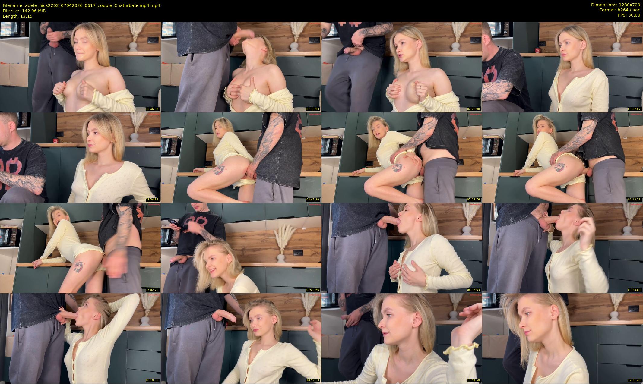 adele_nick2202 — 14 minute Chaturbate couple cam show recording, 720p, Apr 7, 2026