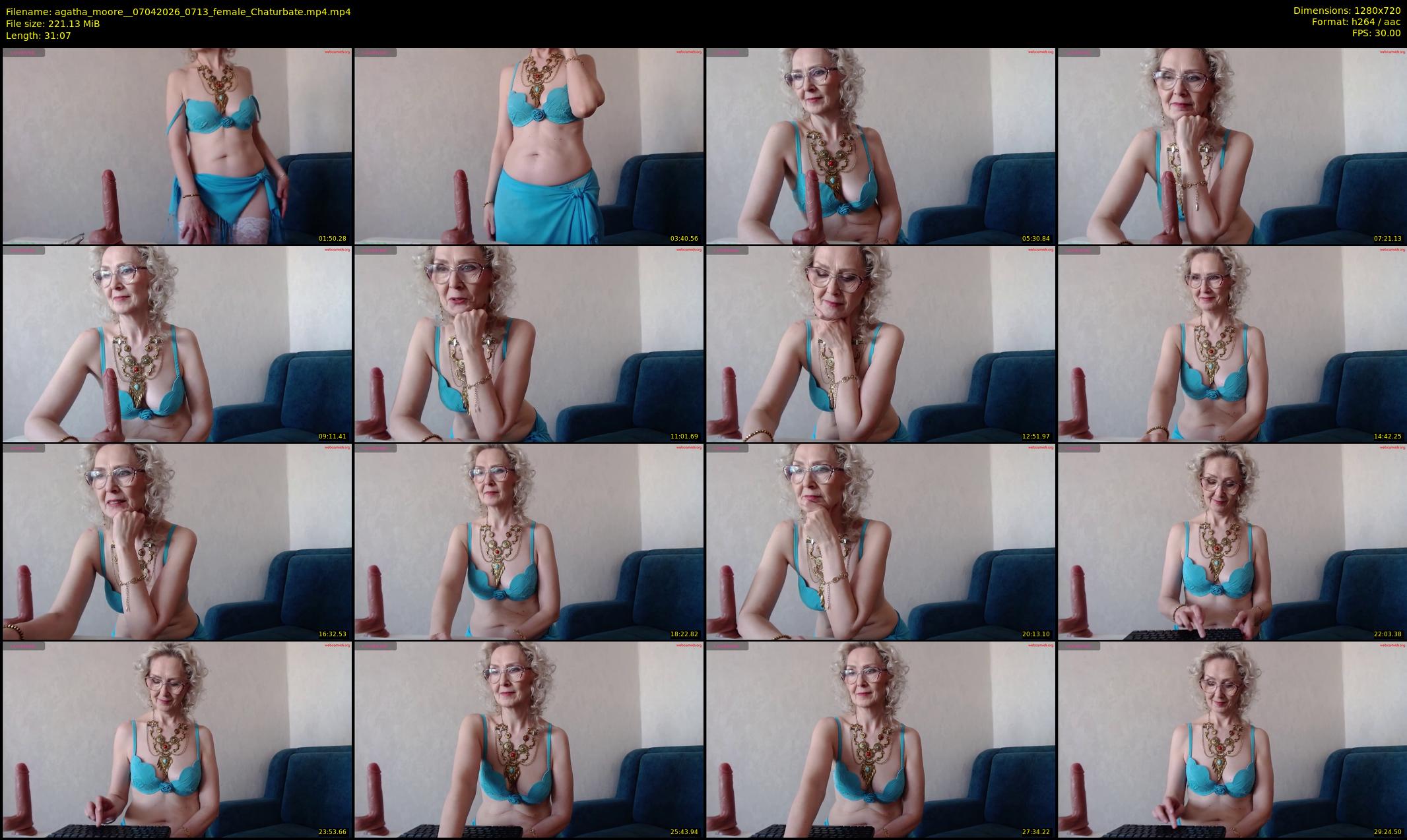 agatha_moore_ — 32 minute Chaturbate female cam show recording, 720p, Apr 7, 2026