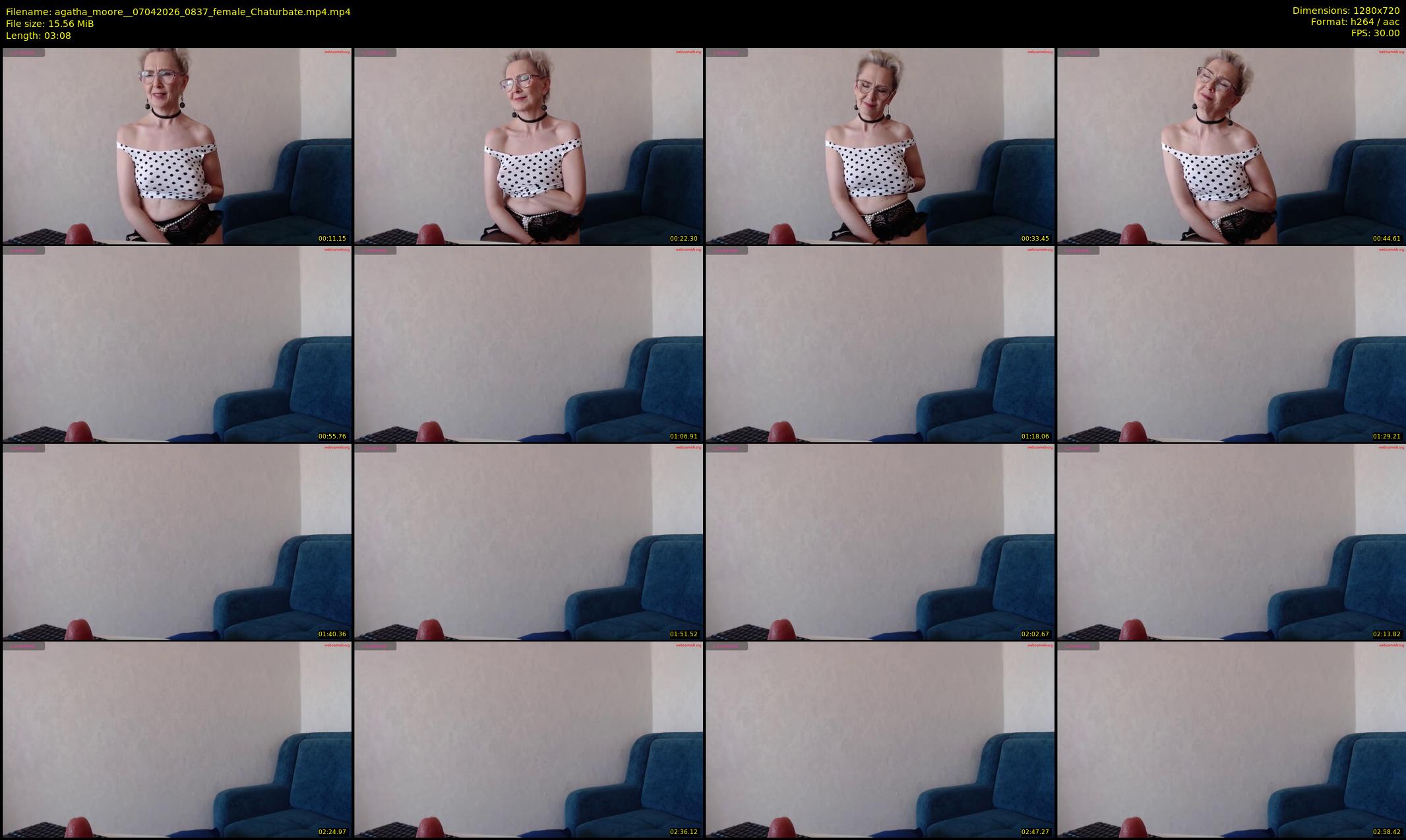 agatha_moore_ — 4 minute Chaturbate female cam show recording, 720p, Apr 7, 2026