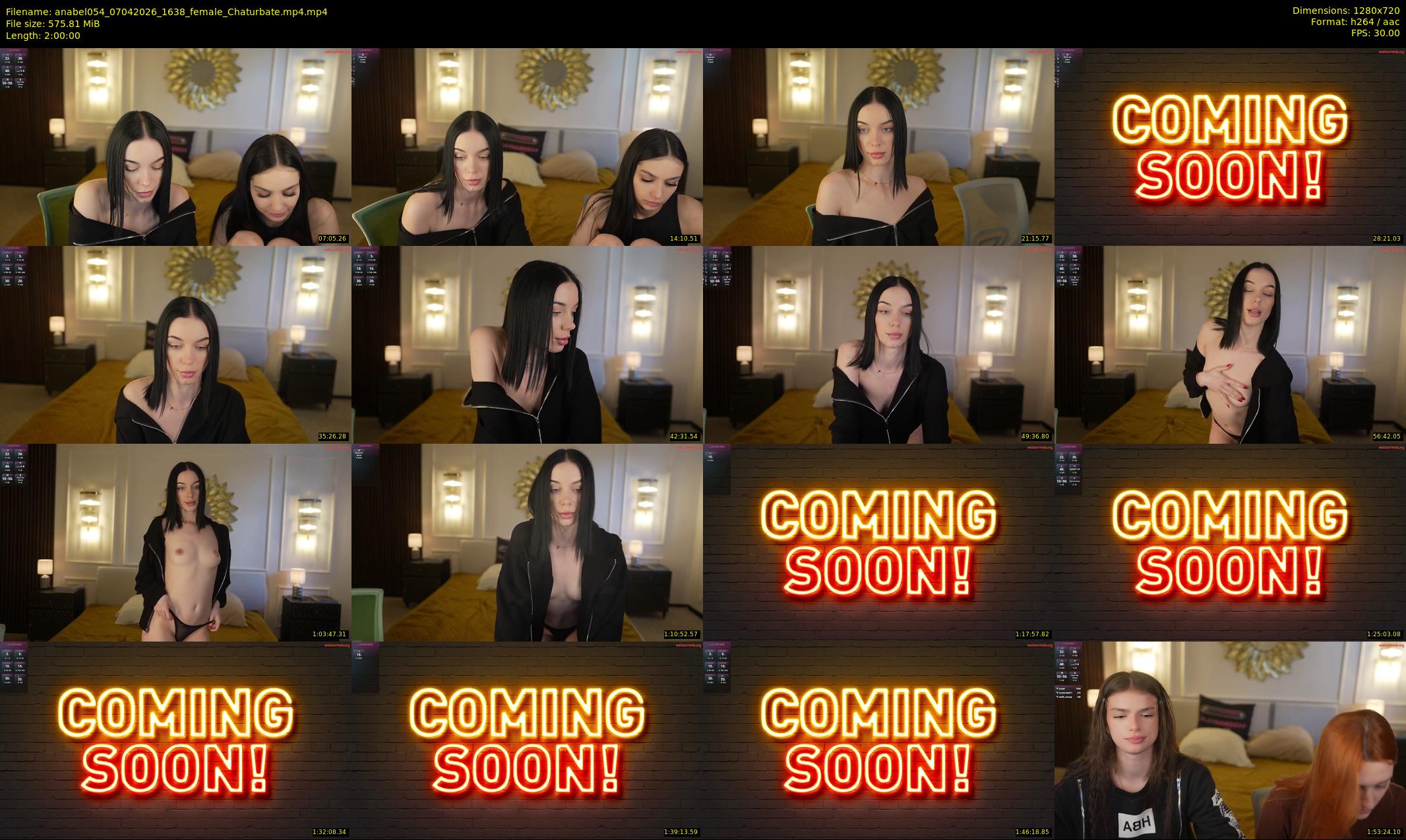 anabel054 — 120 minute Chaturbate female cam show recording, 720p, Apr 7, 2026