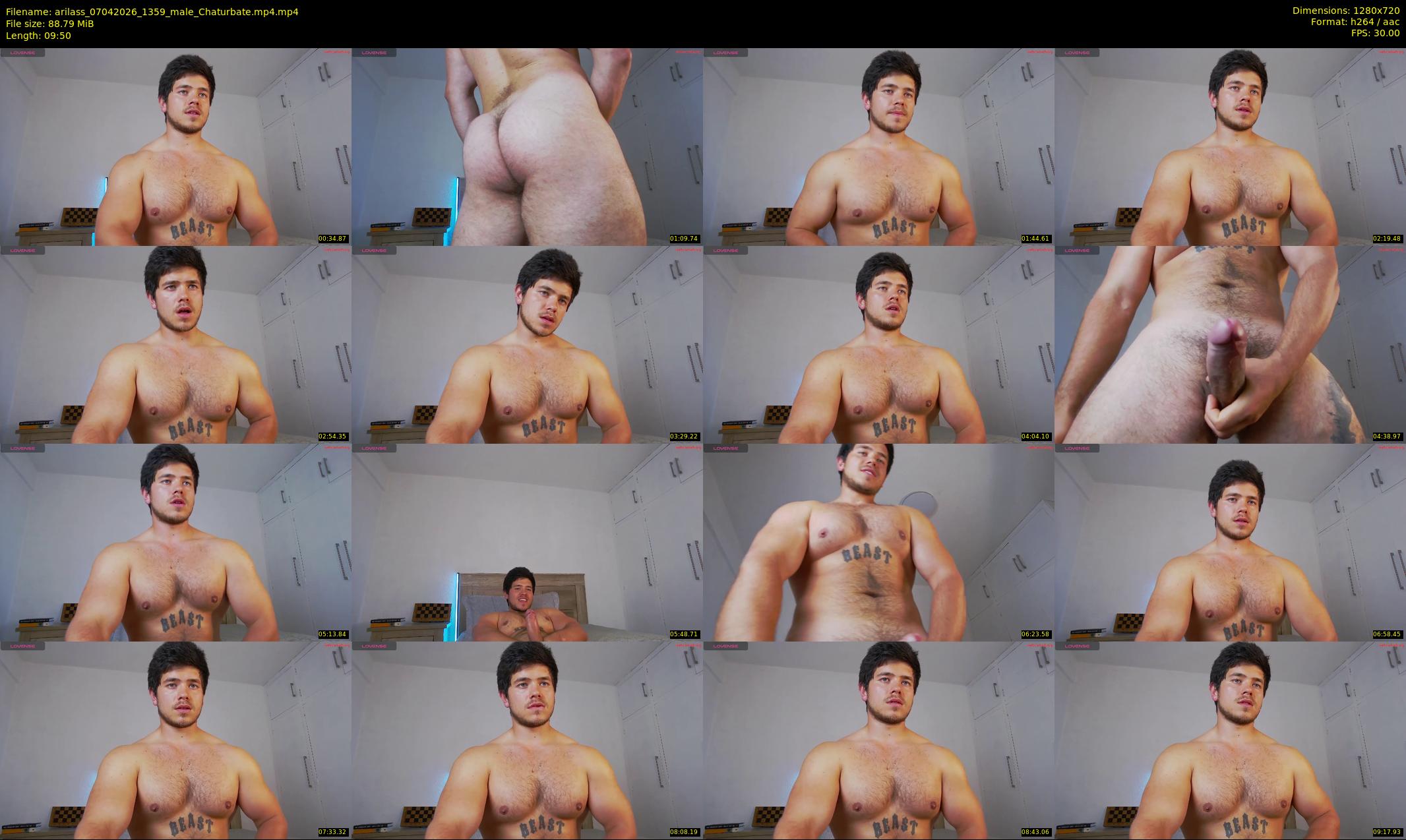 arilass — 10 minute Chaturbate male cam show recording, 720p, Apr 7, 2026