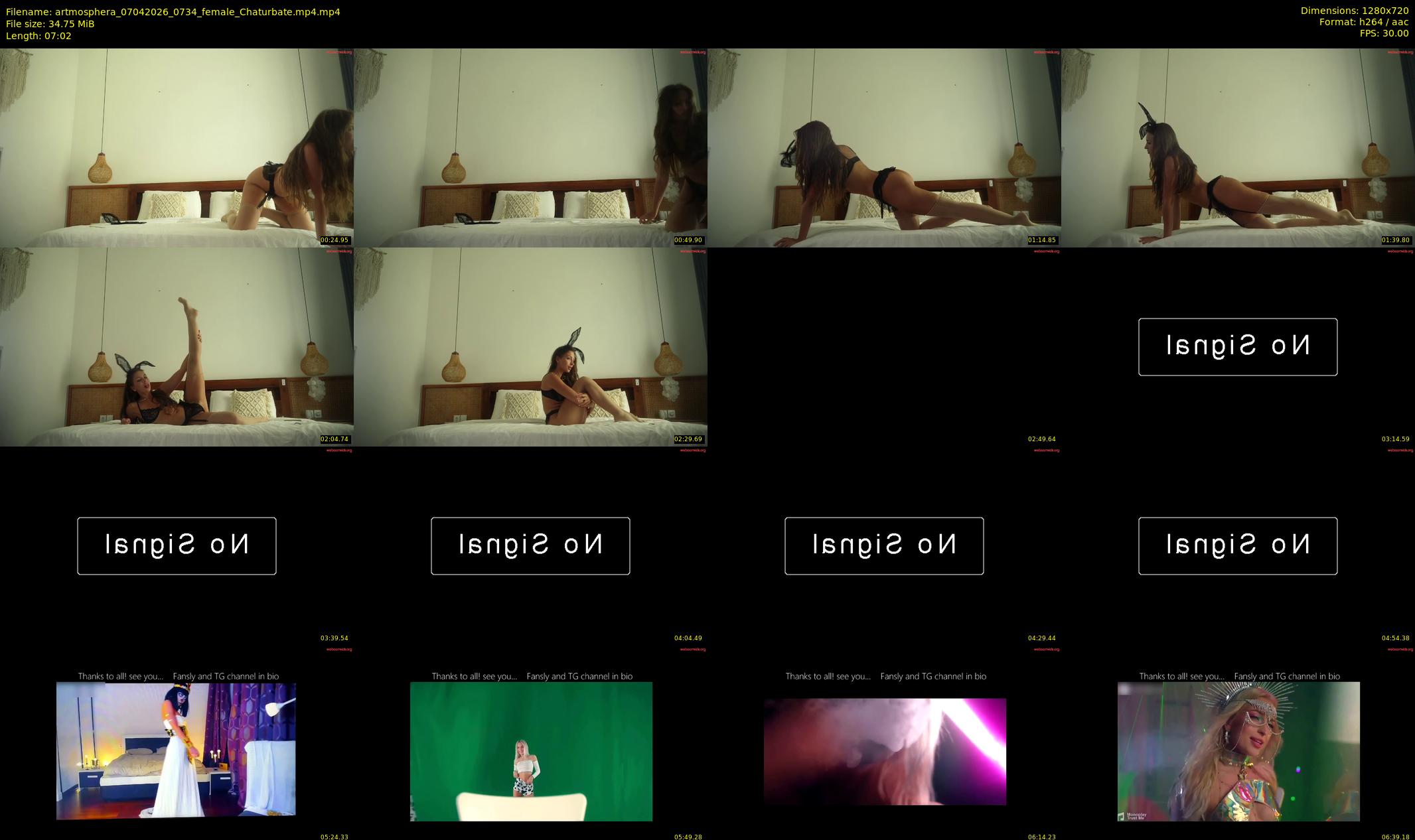 artmosphera — 8 minute Chaturbate female cam show recording, 720p, Apr 7, 2026