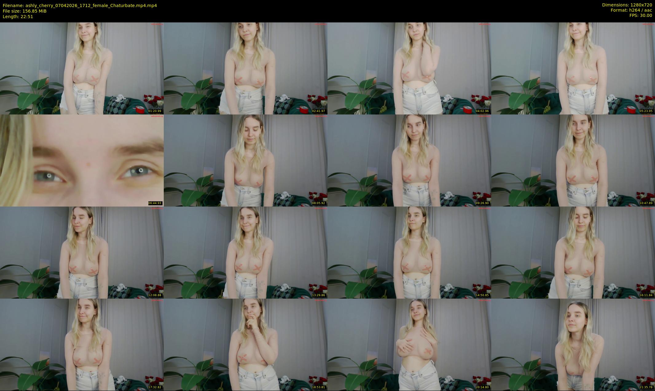 ashly_cherry — 23 minute Chaturbate female cam show recording, 720p, Apr 7, 2026