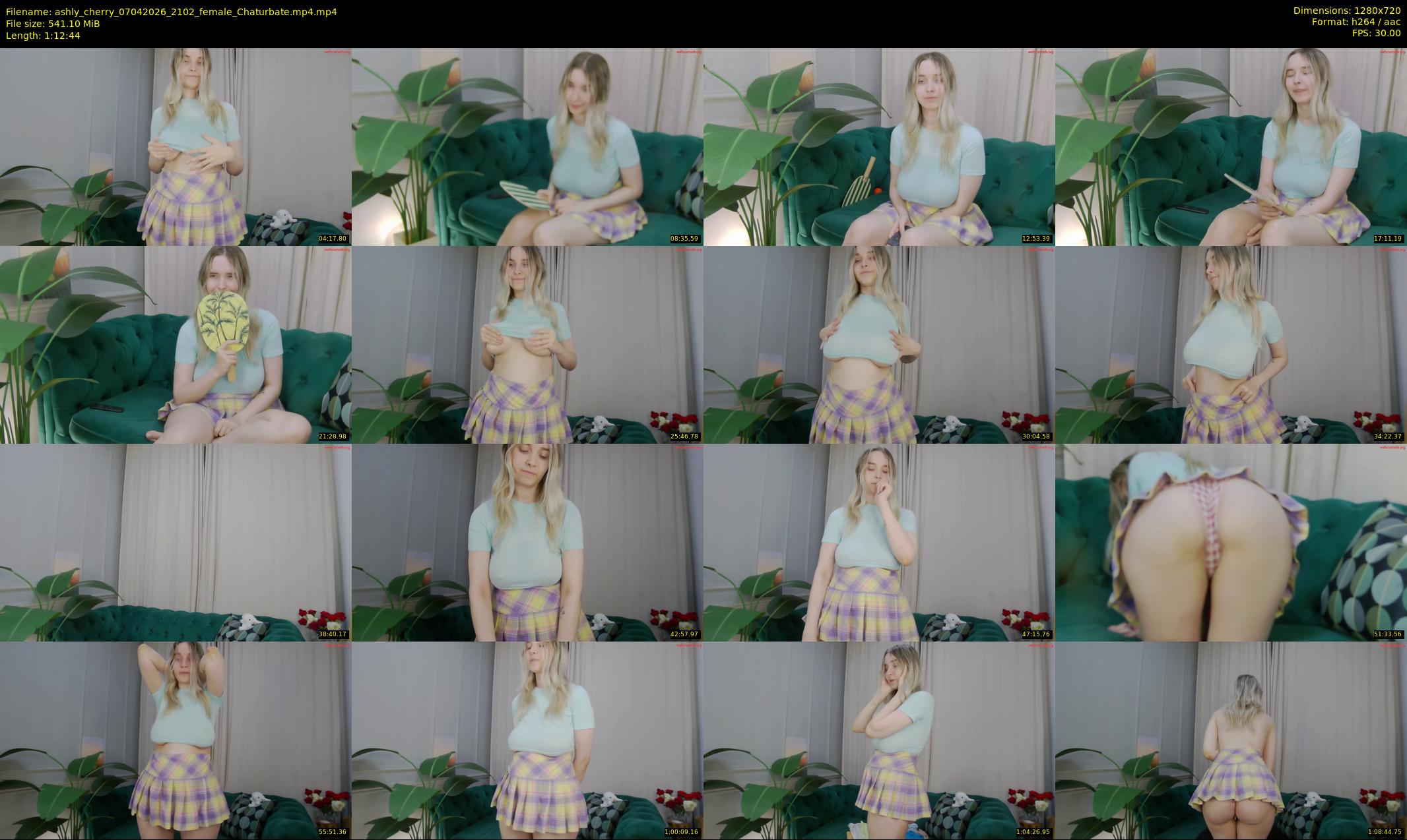 ashly_cherry — 73 minute Chaturbate female cam show recording, 720p, Apr 7, 2026