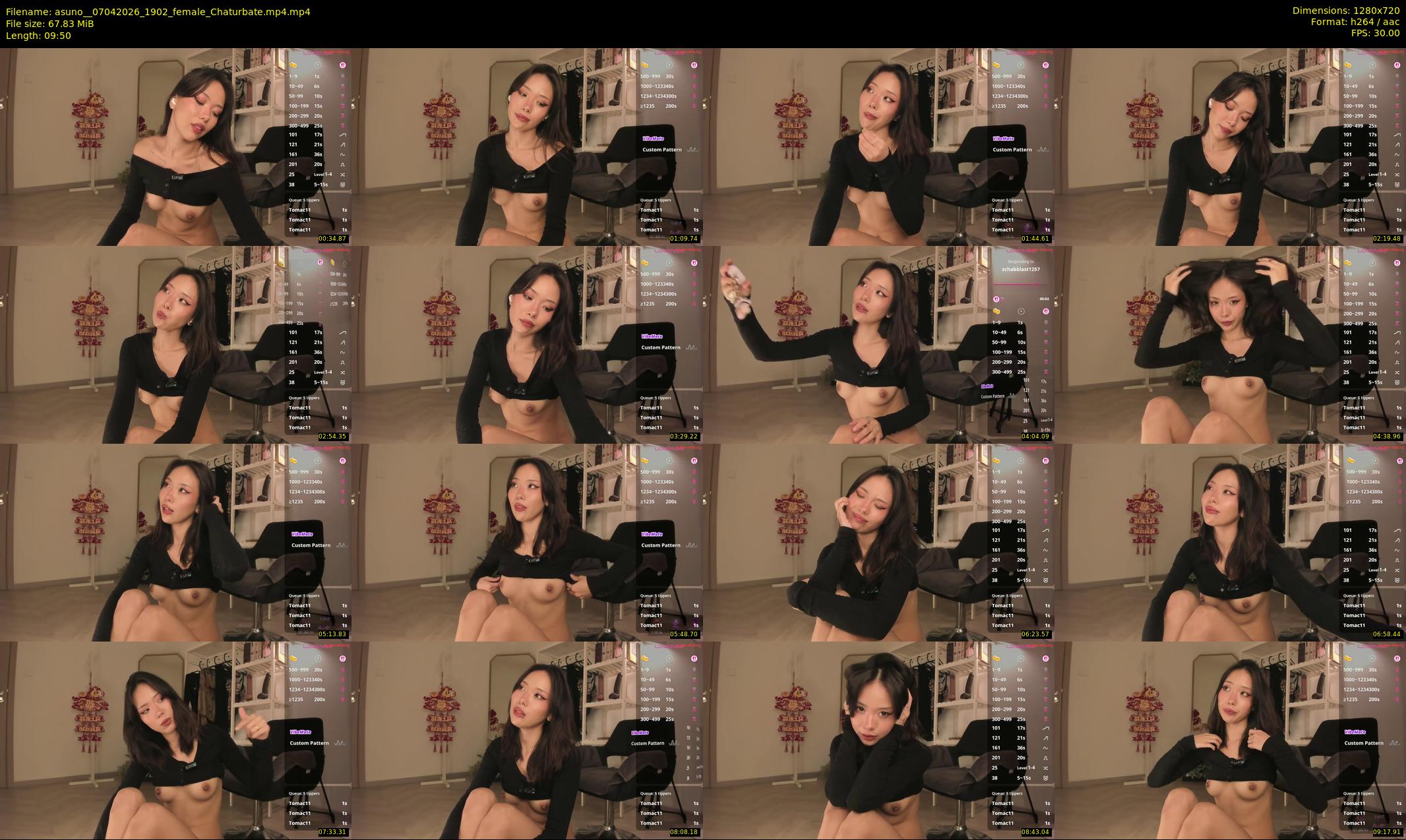 asuno_ — 10 minute Chaturbate female cam show recording, 720p, Apr 7, 2026