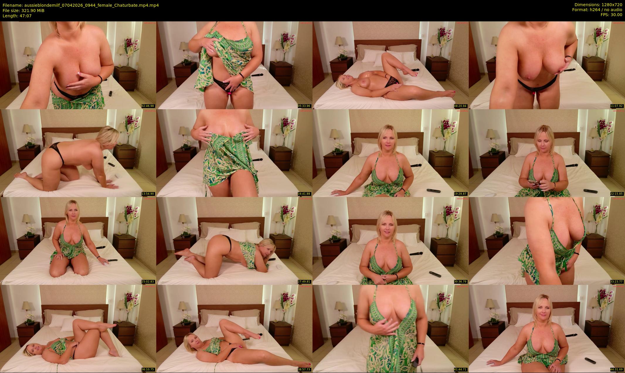 aussieblondemilf — 48 minute Chaturbate female cam show recording, 720p, Apr 7, 2026