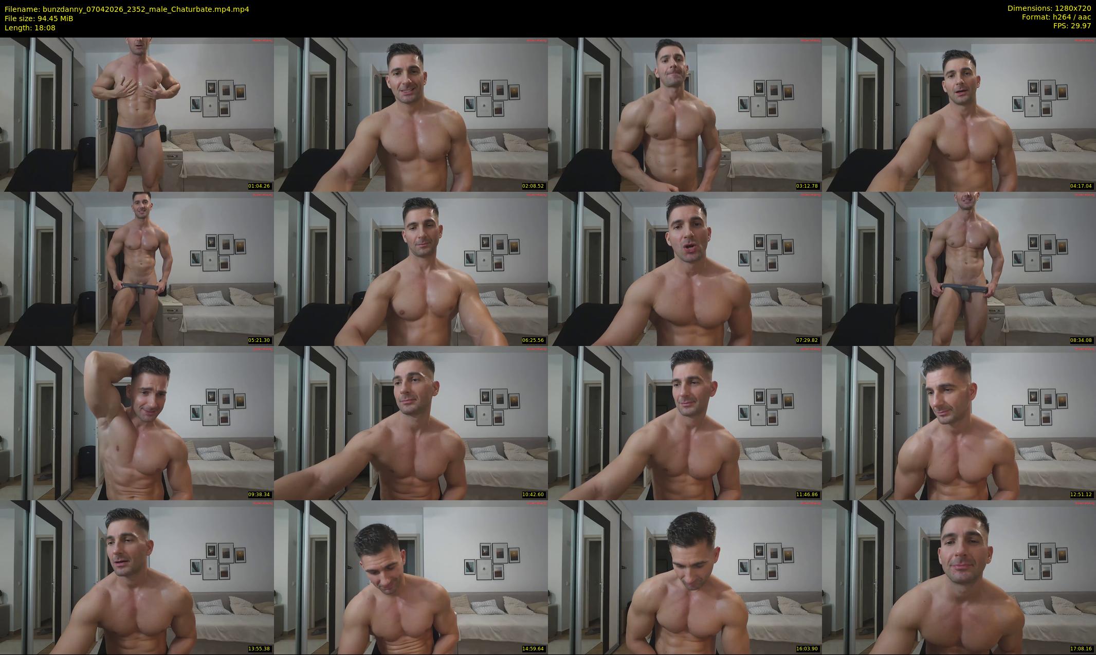 bunzdanny — 19 minute Chaturbate male cam show recording, 720p, Apr 7, 2026