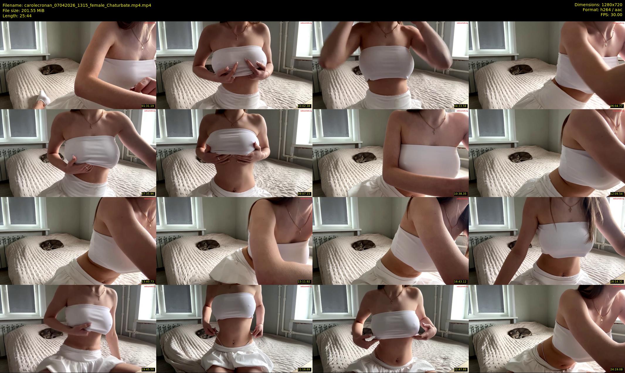 carolecronan — 26 minute Chaturbate female cam show recording, 720p, Apr 7, 2026