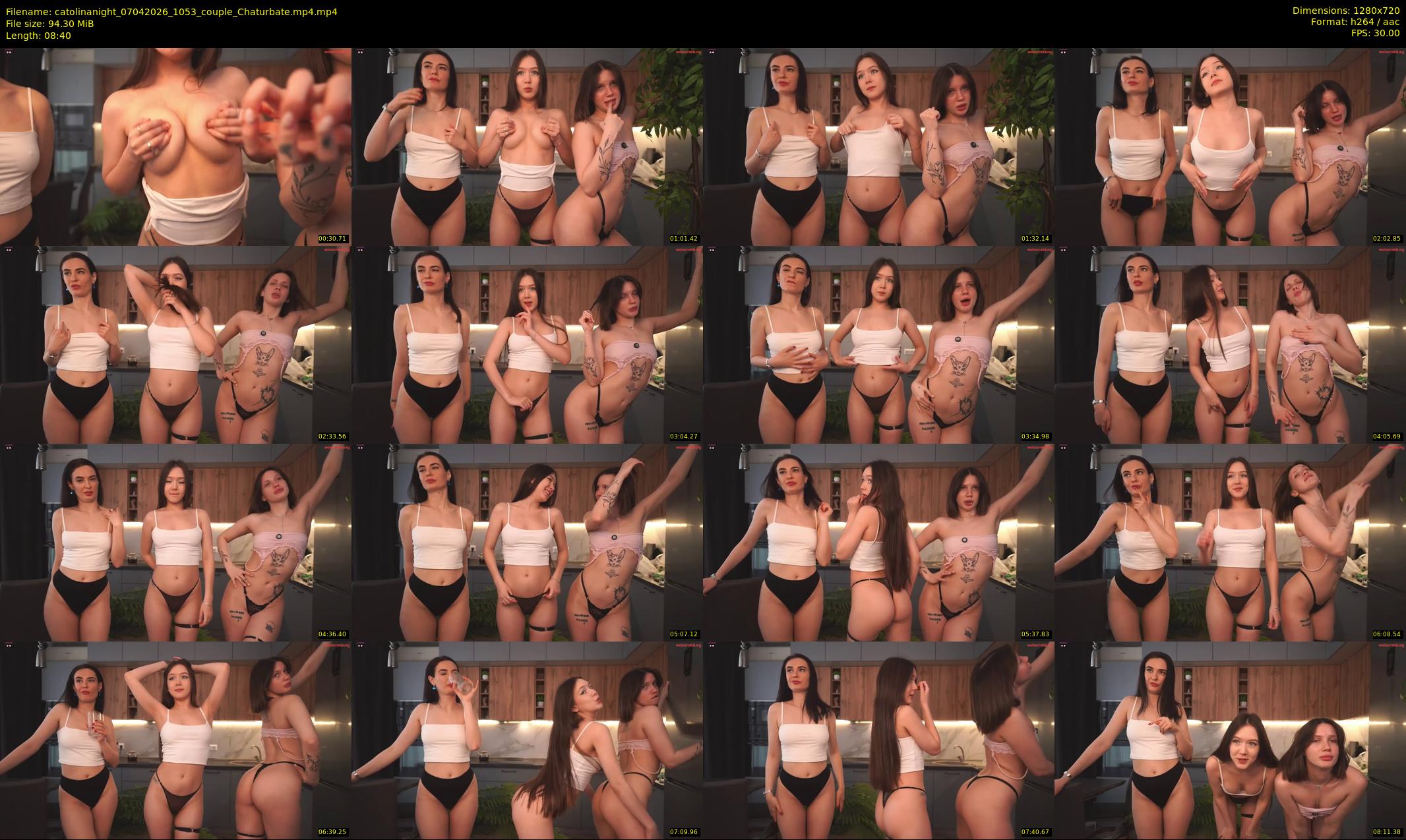 catolinanight — 9 minute Chaturbate couple cam show recording, 720p, Apr 7, 2026