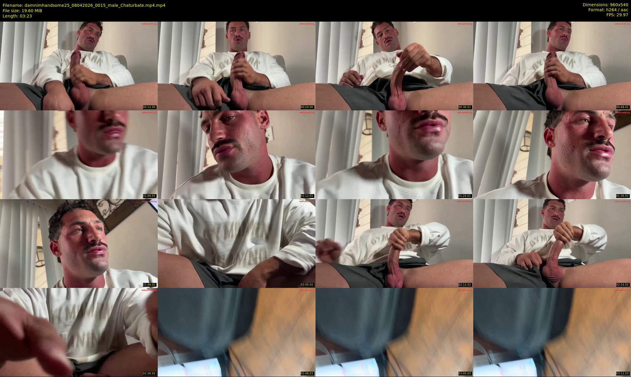 damnimhandsome25 — 4 minute Chaturbate male cam show recording, 480p, Apr 8, 2026