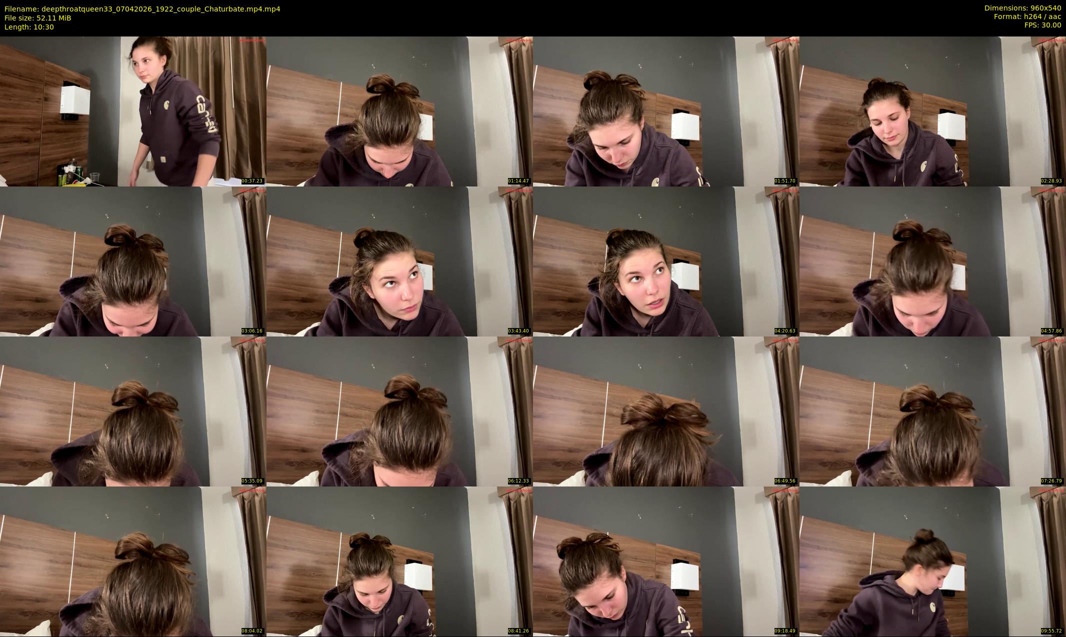 deepthroatqueen33 — 11 minute Chaturbate female cam show recording, 480p, Apr 7, 2026