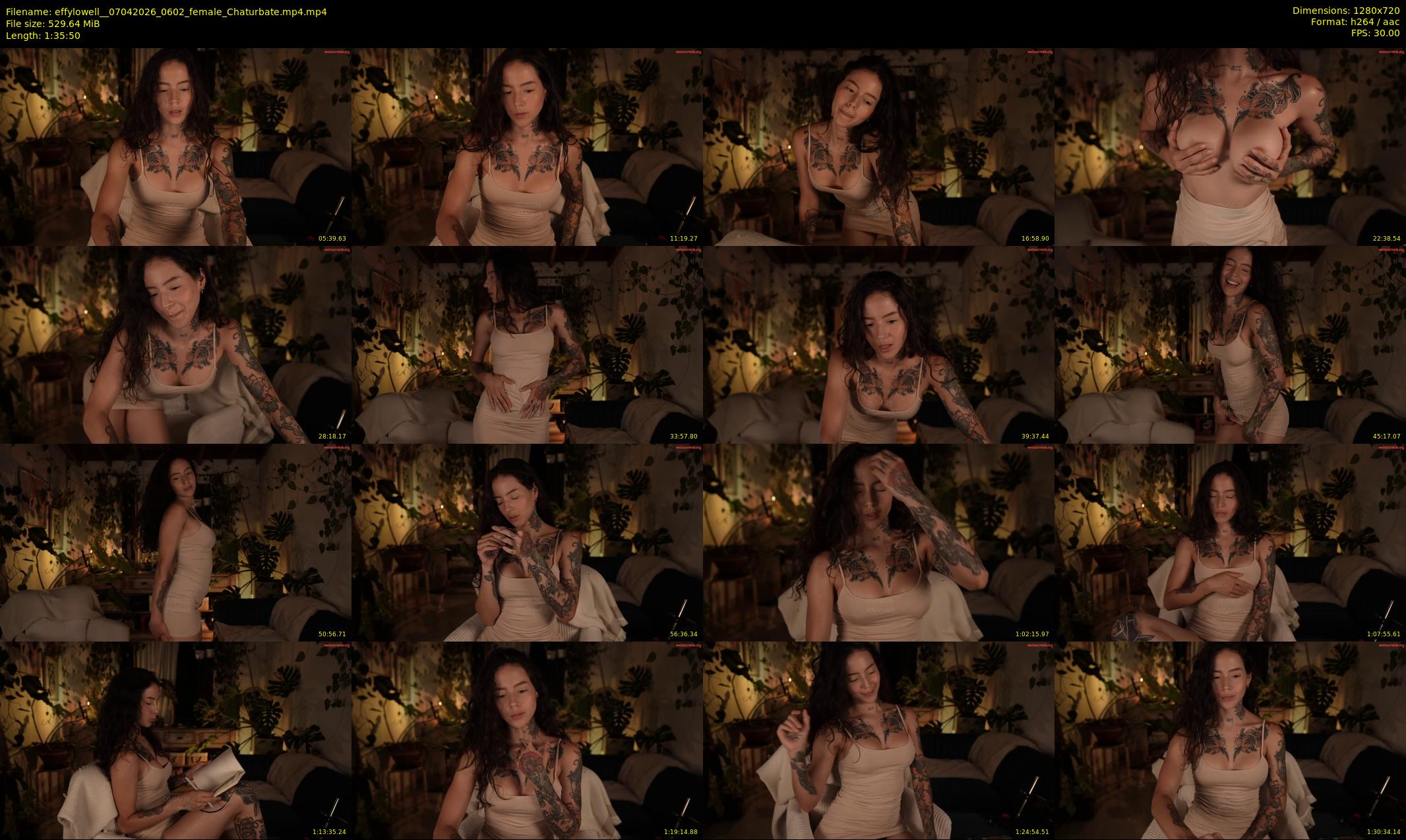 effylowell_ — 96 minute Chaturbate female cam show recording, 720p, Apr 7, 2026