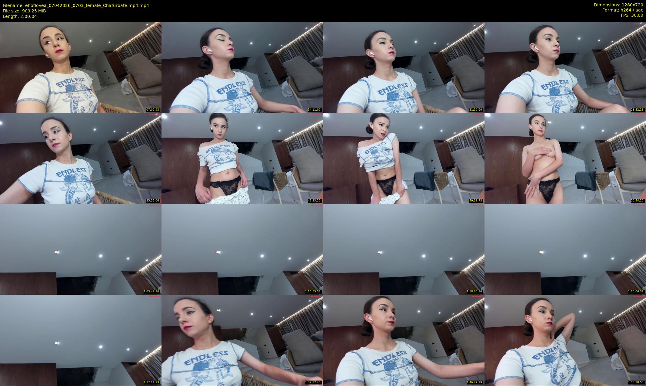 ehotlovea — 121 minute Chaturbate female cam show recording, 720p, Apr 7, 2026