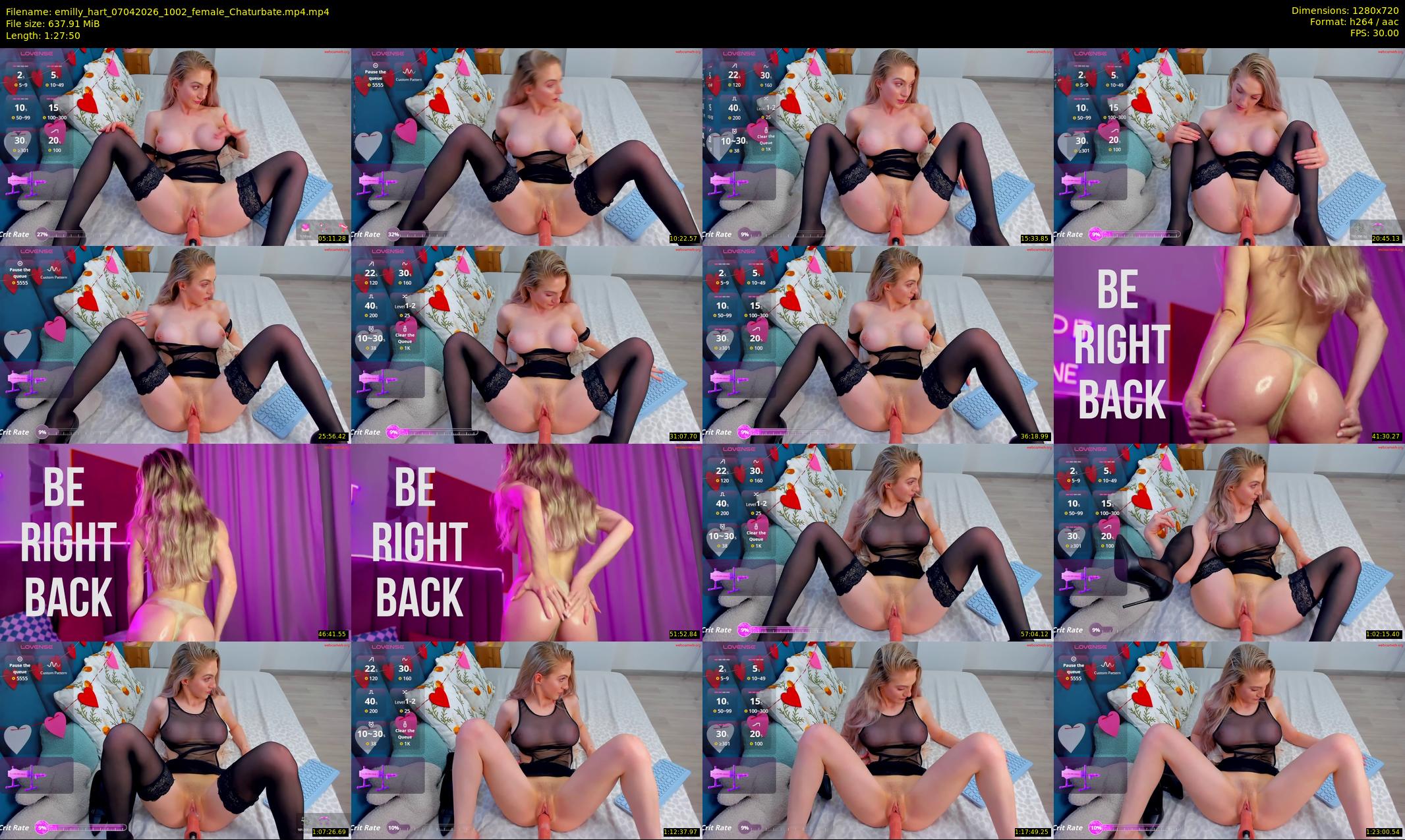 emilly_hart — 88 minute Chaturbate female cam show recording, 720p, Apr 7, 2026