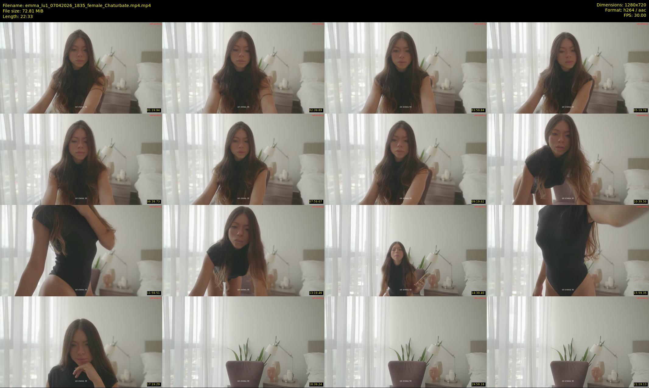 emma_lu1 — 23 minute Chaturbate female cam show recording, 720p, Apr 7, 2026