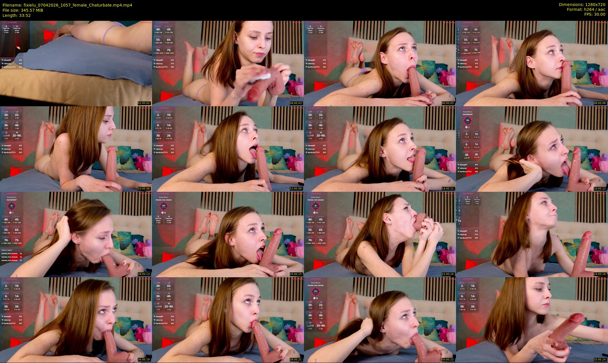 fixielu — 34 minute Chaturbate female cam show recording, 720p, Apr 7, 2026