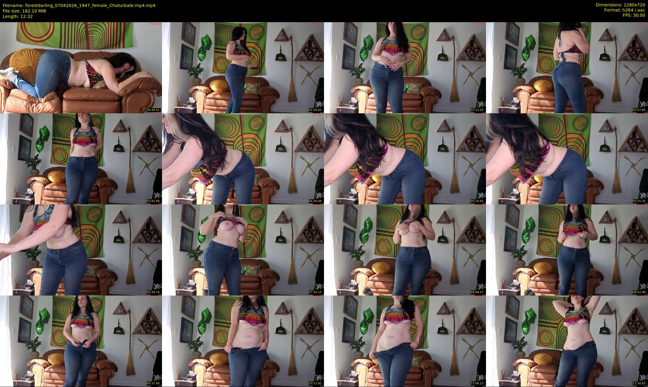 forestdarling — 13 minute Chaturbate female cam show recording, 720p, Apr 7, 2026