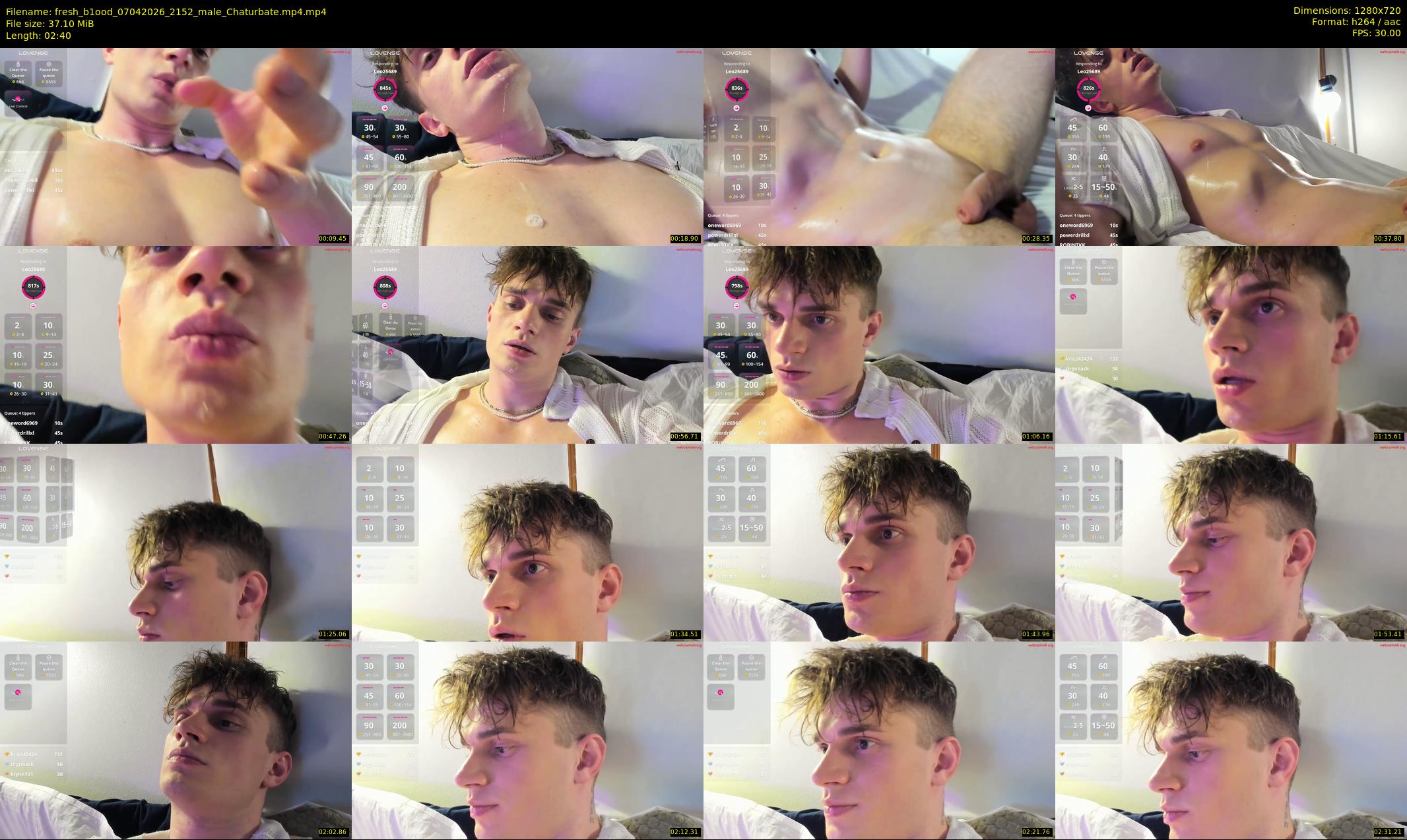fresh_b1ood — 3 minute Chaturbate male cam show recording, 720p, Apr 7, 2026