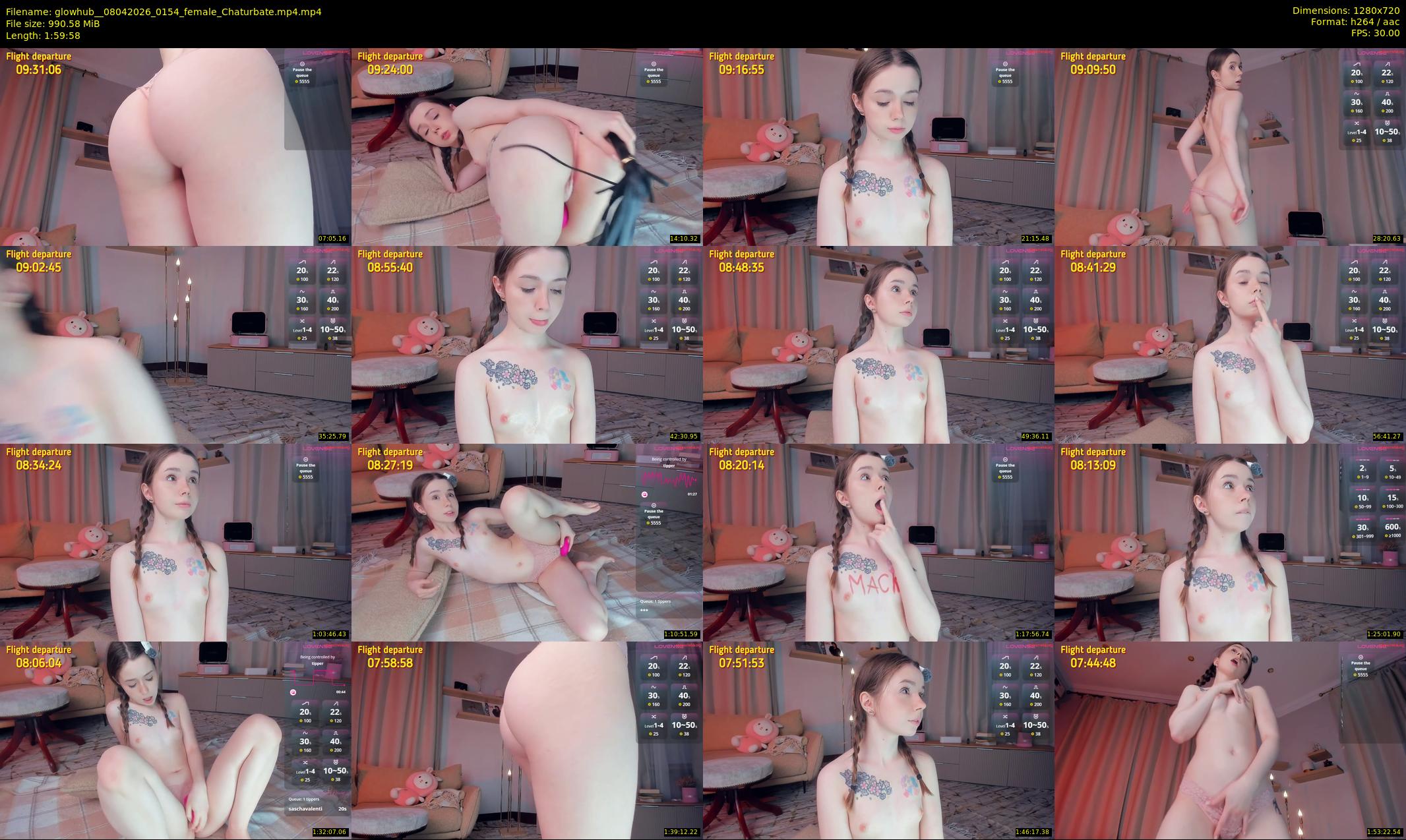 glowhub_ — 120 minute Chaturbate female cam show recording, 720p, Apr 8, 2026