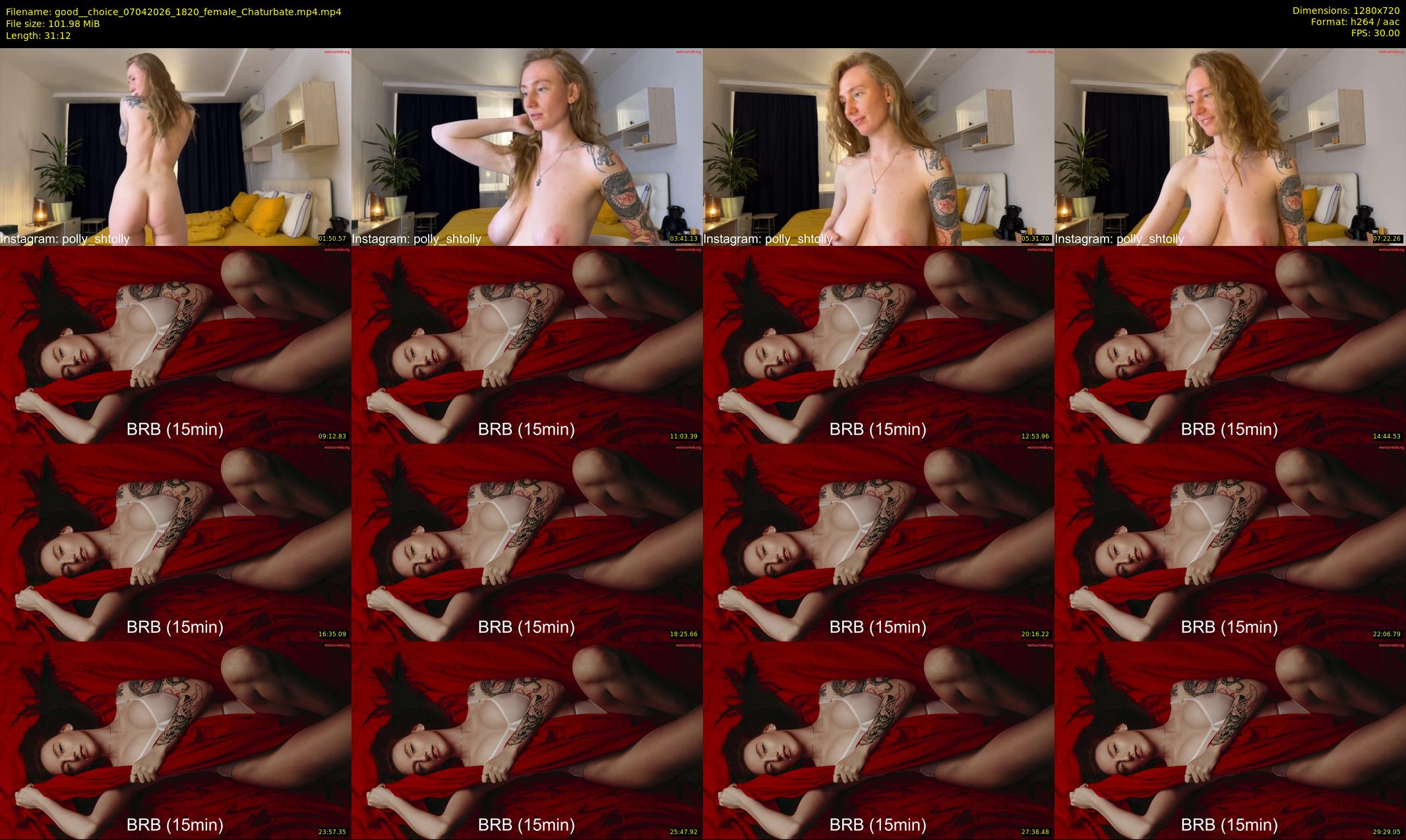 good__choice — 32 minute Chaturbate female cam show recording, 720p, Apr 7, 2026