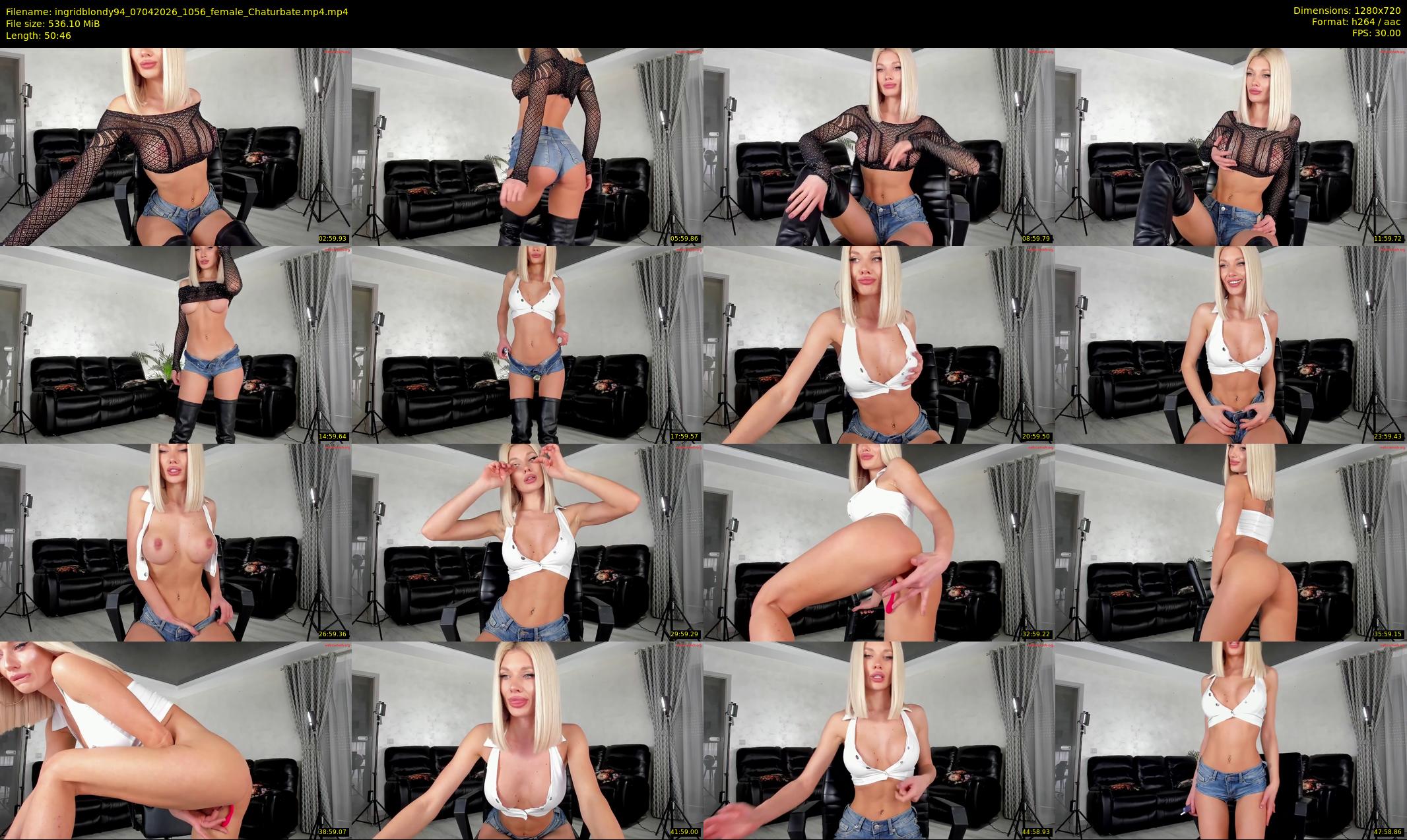 ingridblondy94 — 51 minute Chaturbate female cam show recording, 720p, Apr 7, 2026