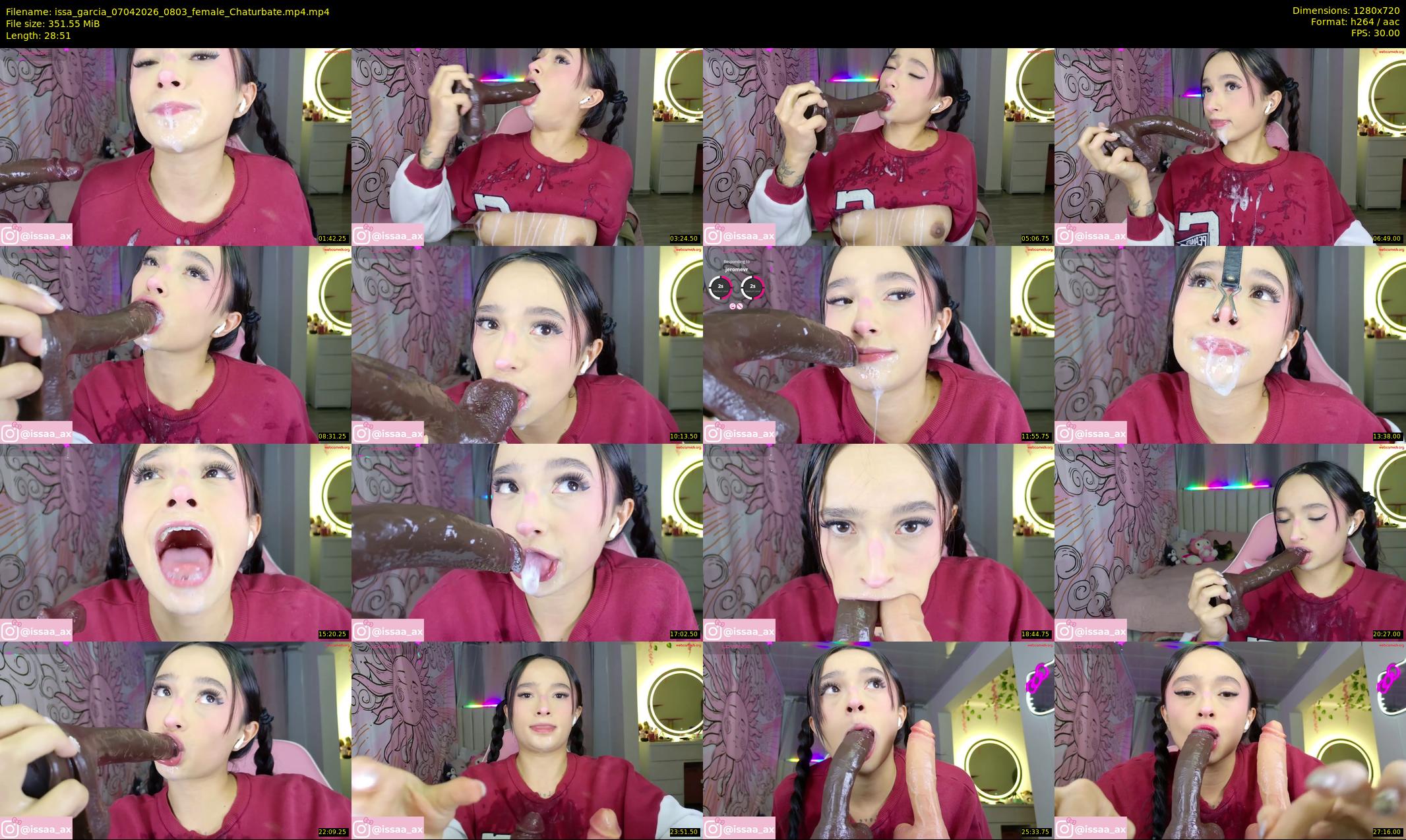 issa_garcia — 29 minute Chaturbate female cam show recording, 720p, Apr 7, 2026