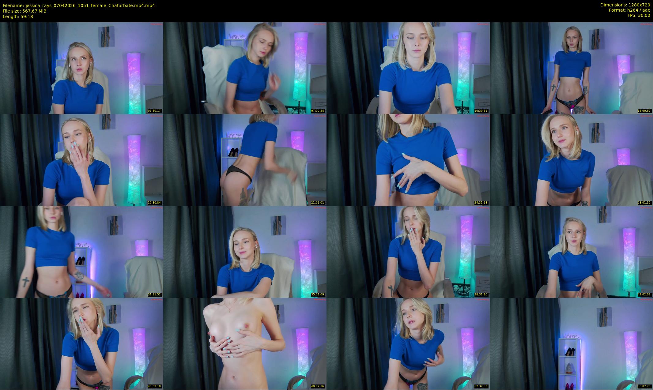 jessica_rays — 60 minute Chaturbate couple cam show recording, 720p, Apr 7, 2026