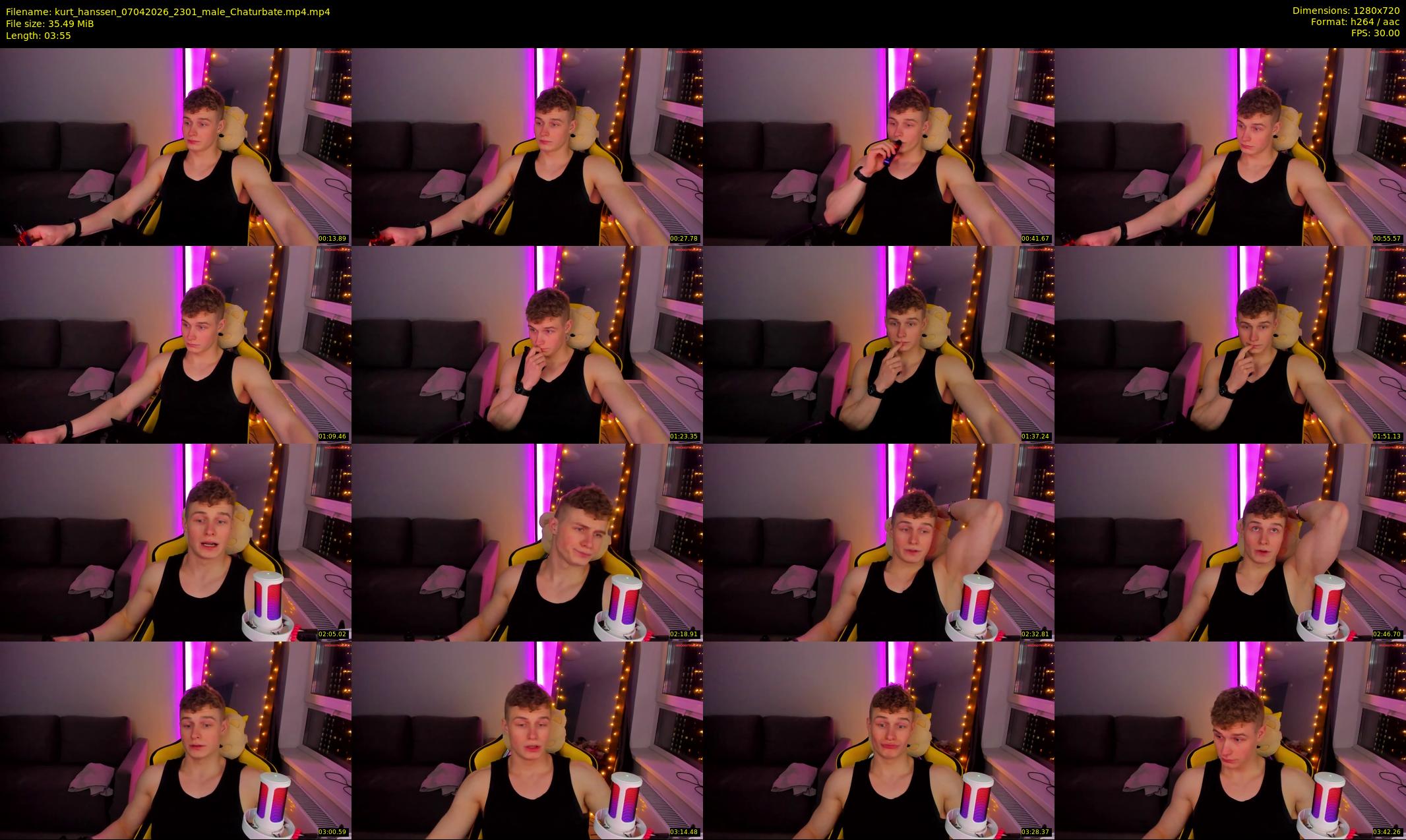 kurt_hanssen — 4 minute Chaturbate male cam show recording, 720p, Apr 7, 2026