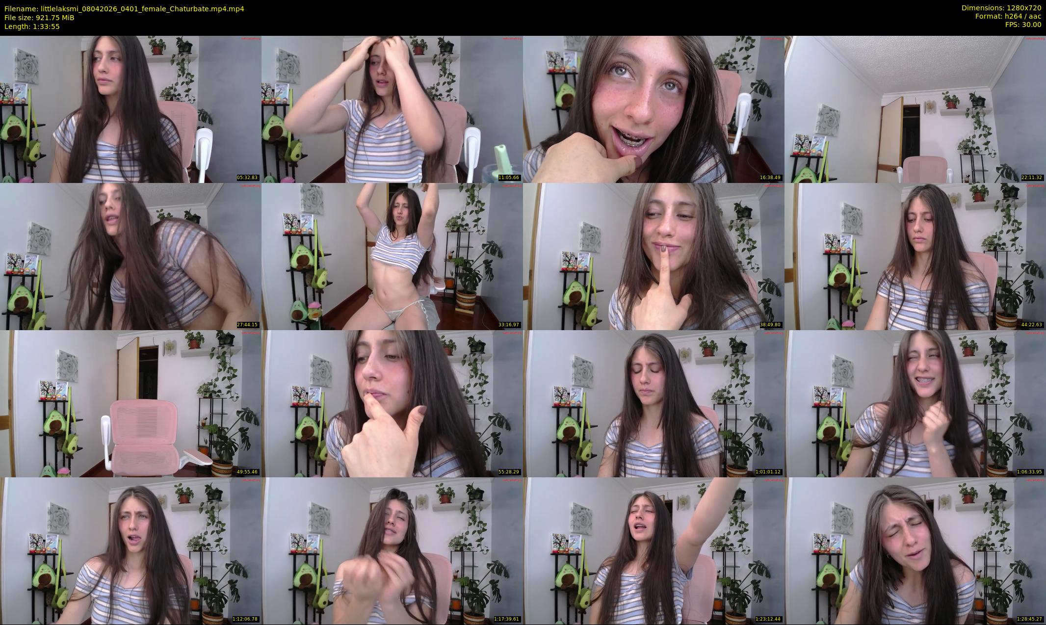 littlelaksmi — 94 minute Chaturbate female cam show recording, 720p, Apr 8, 2026