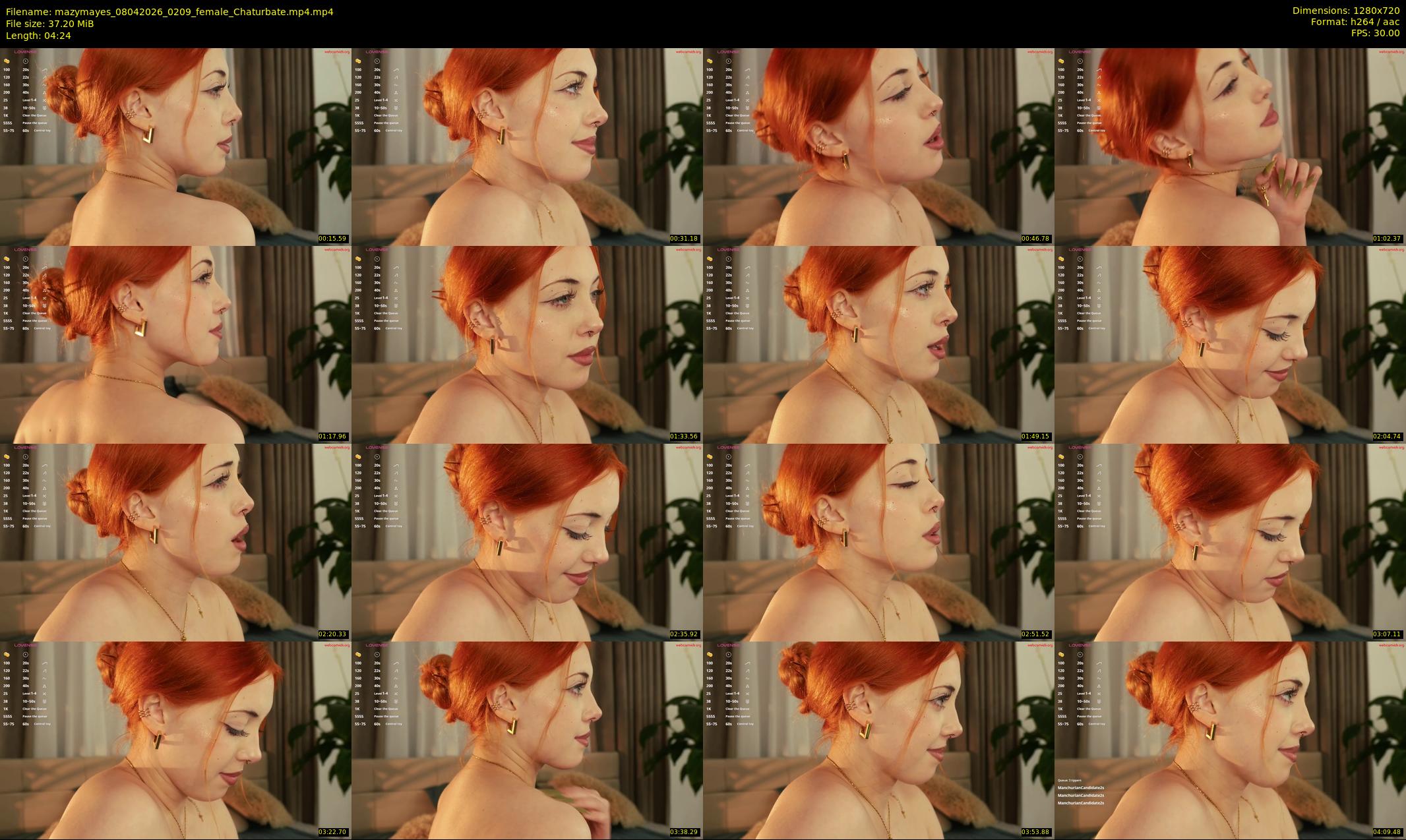 mazymayes — 5 minute Chaturbate female cam show recording, 720p, Apr 8, 2026