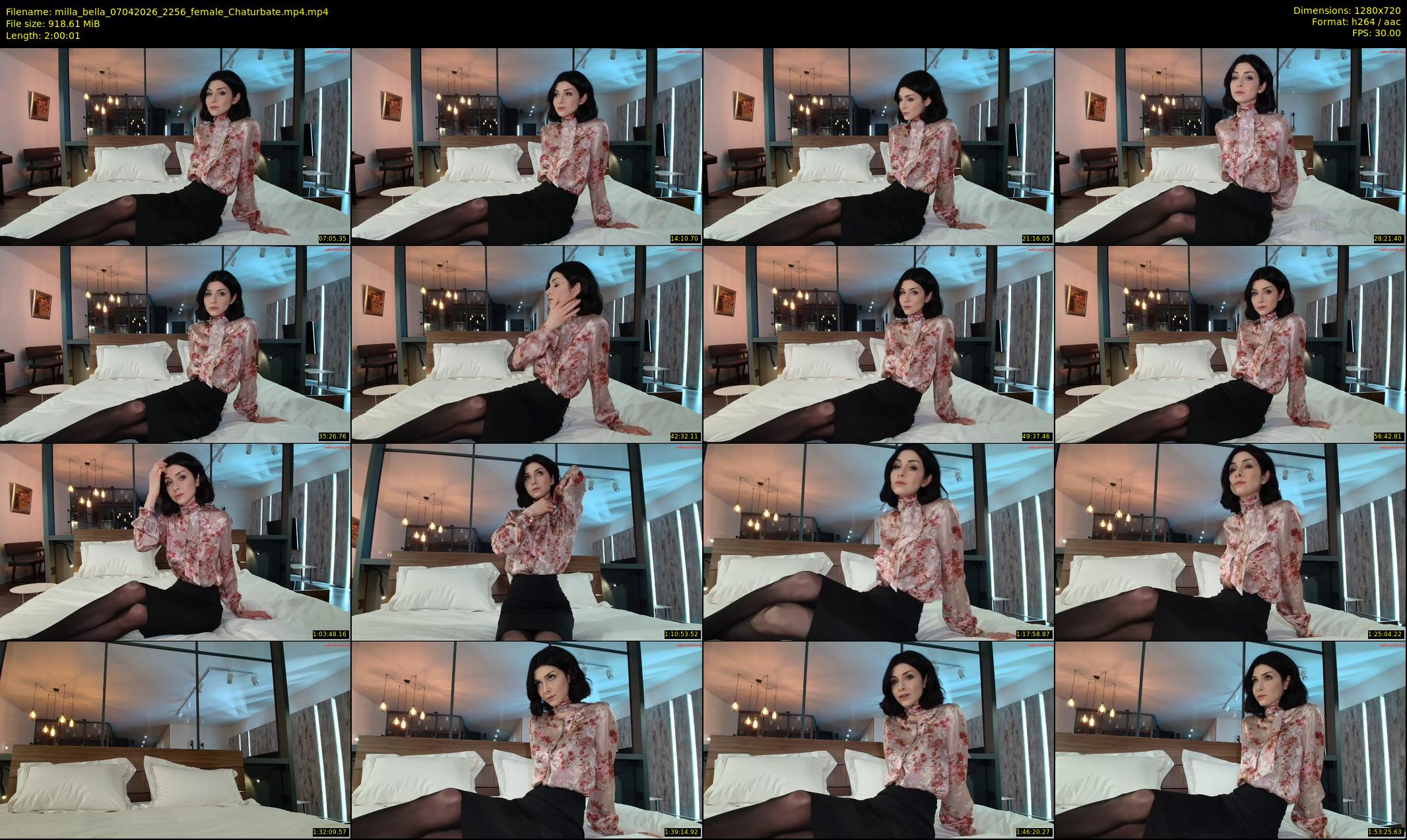milla_bella — 121 minute Chaturbate female cam show recording, 720p, Apr 7, 2026