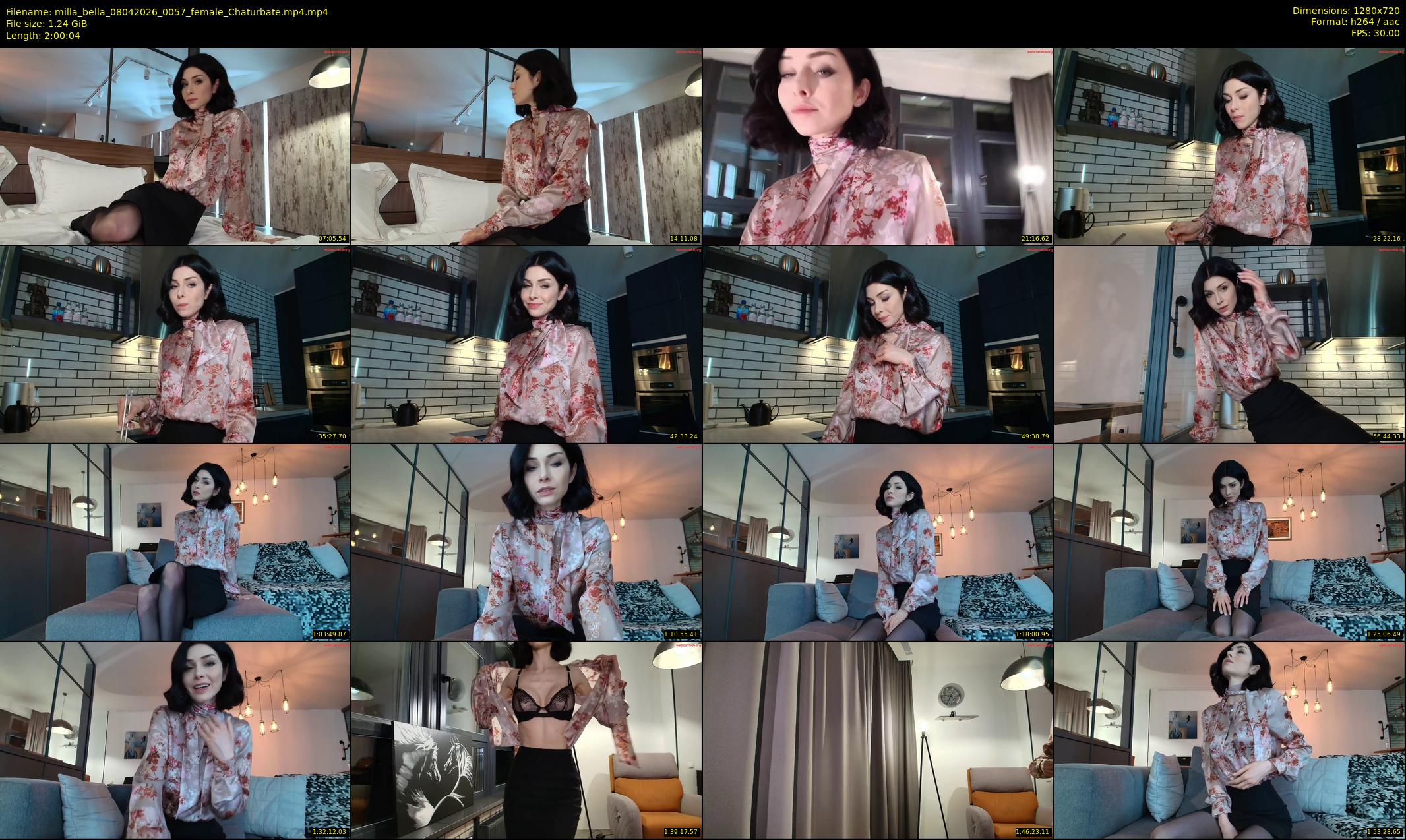 milla_bella — 121 minute Chaturbate female cam show recording, 720p, Apr 8, 2026