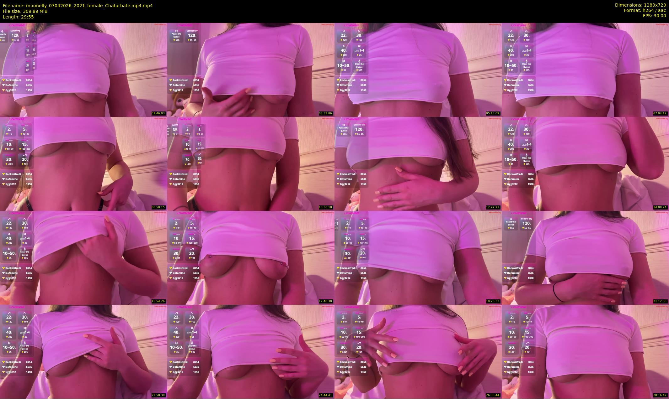 moonelly — 30 minute Chaturbate female cam show recording, 720p, Apr 7, 2026