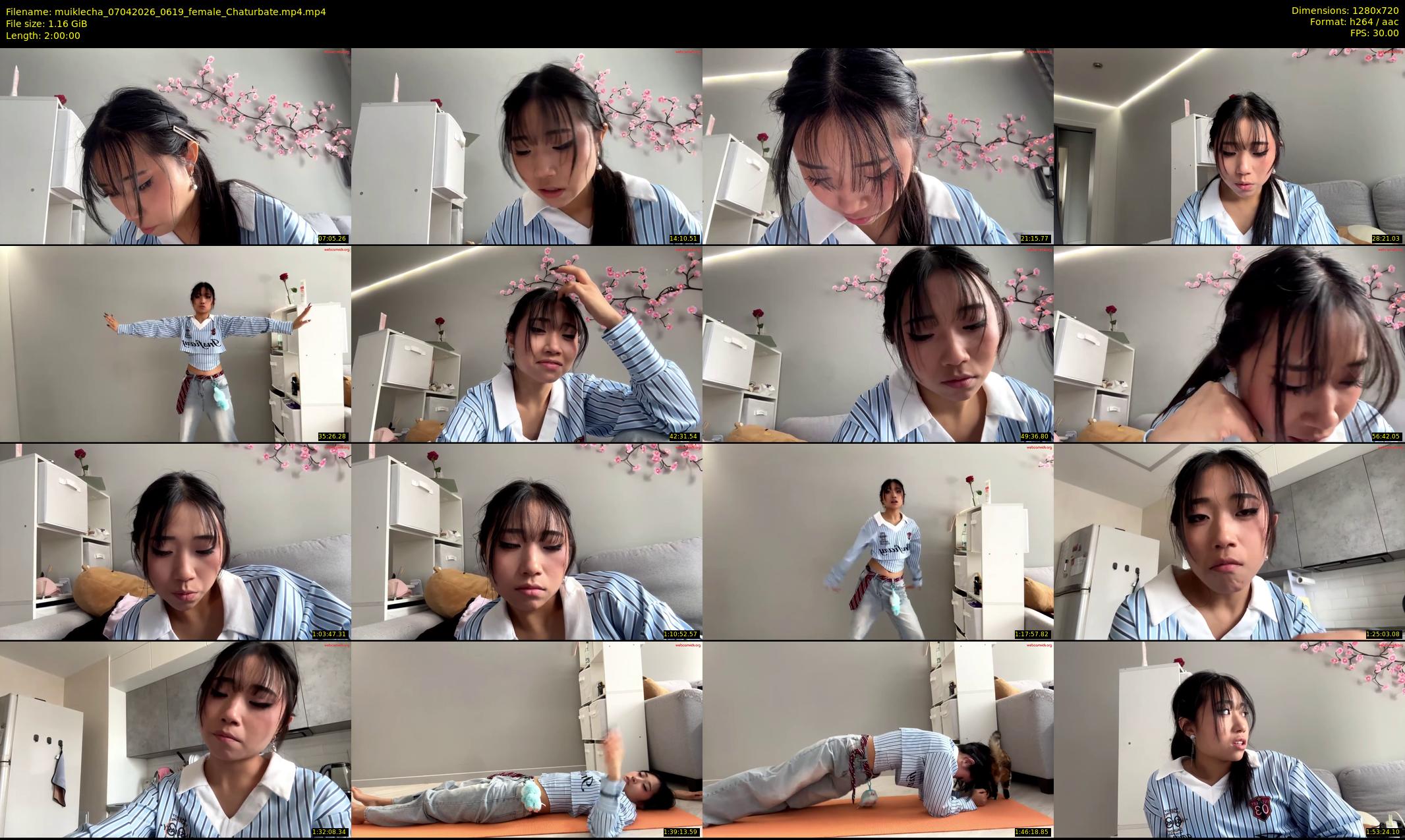 muiklecha — 120 minute Chaturbate female cam show recording, 720p, Apr 7, 2026