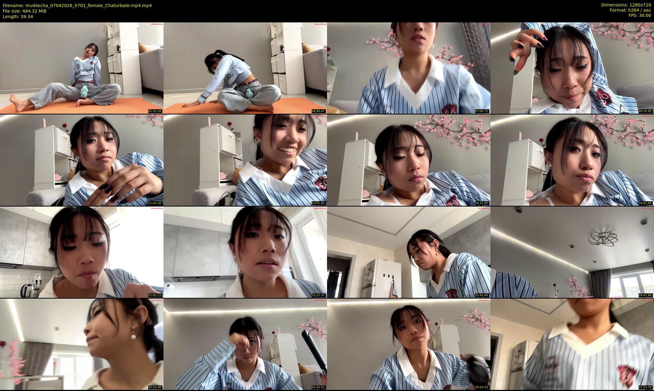muiklecha — 40 minute Chaturbate female cam show recording, 720p, Apr 7, 2026