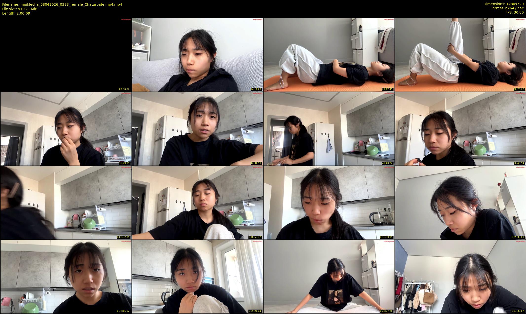 muiklecha — 121 minute Chaturbate female cam show recording, 720p, Apr 8, 2026