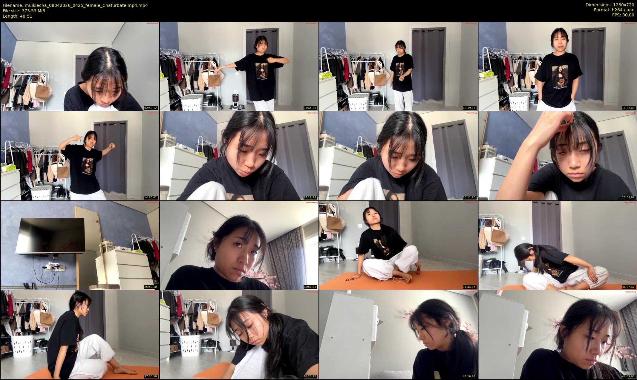 muiklecha — 49 minute Chaturbate female cam show recording, 720p, Apr 8, 2026