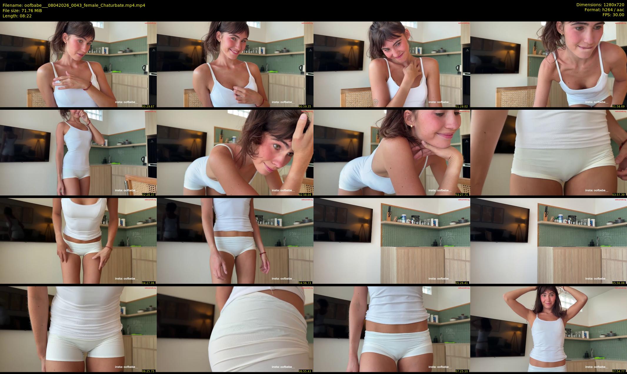oofbabe__ — 9 minute Chaturbate female cam show recording, 720p, Apr 8, 2026