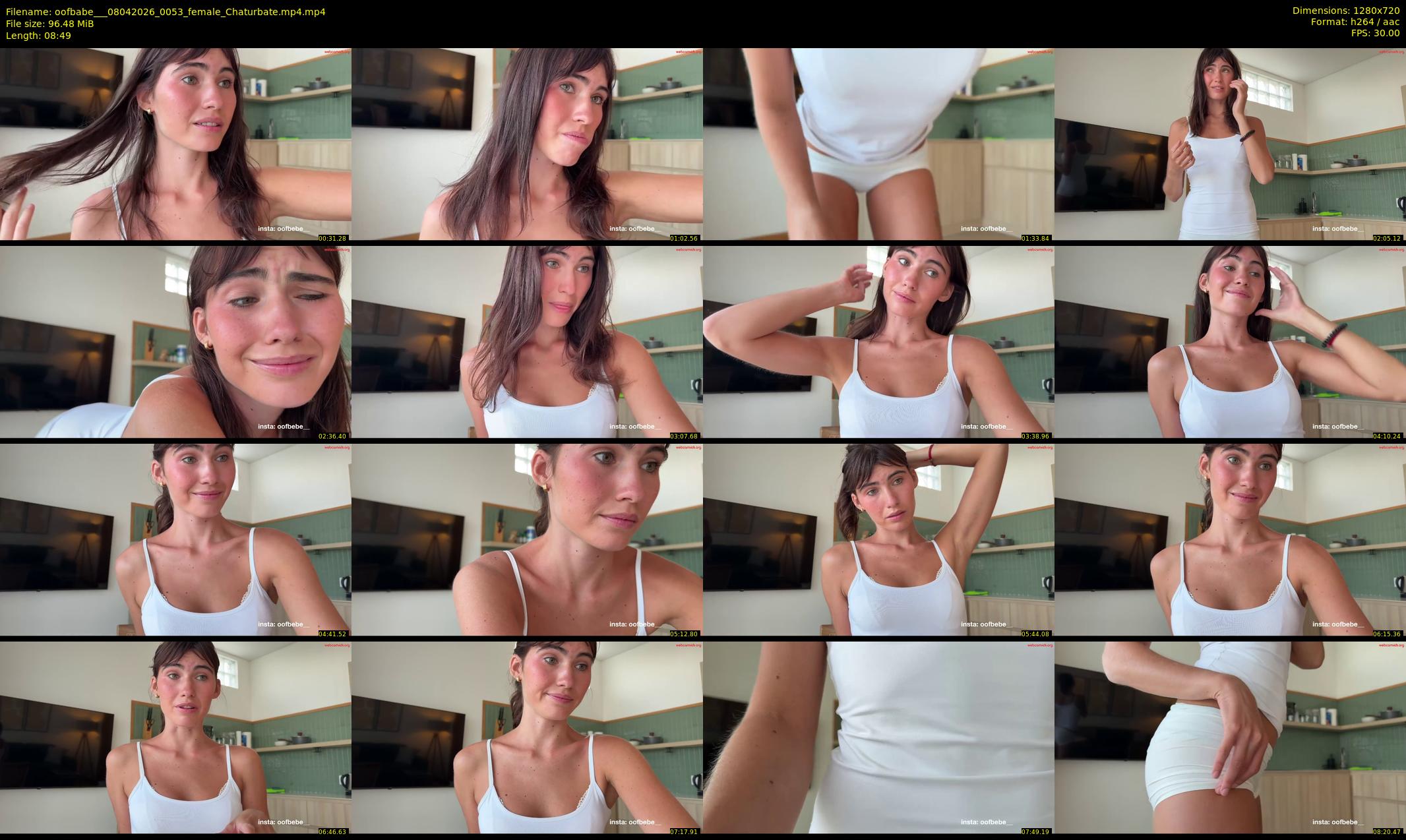 oofbabe__ — 9 minute Chaturbate female cam show recording, 720p, Apr 8, 2026