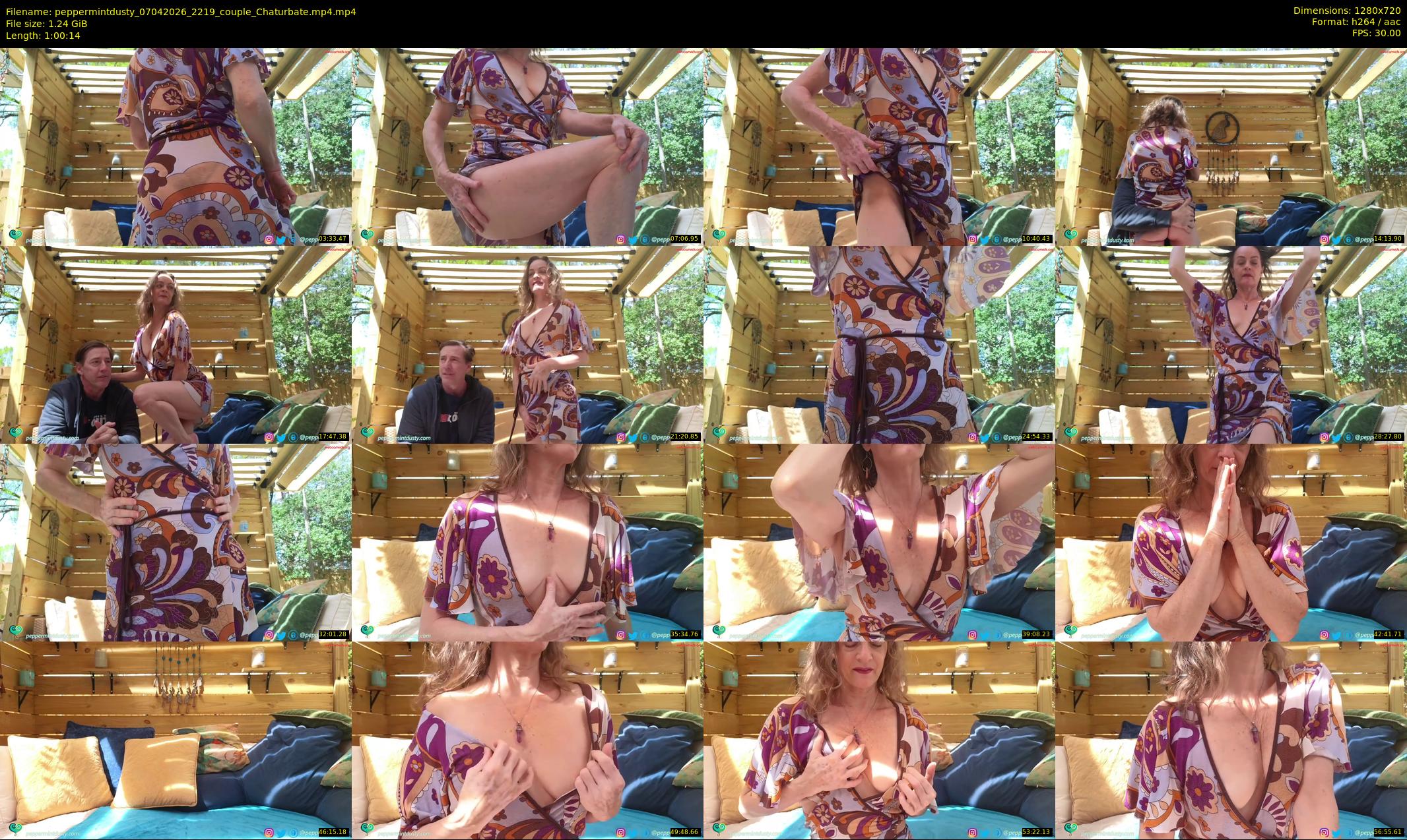 peppermintdusty — 61 minute Chaturbate couple cam show recording, 720p, Apr 7, 2026
