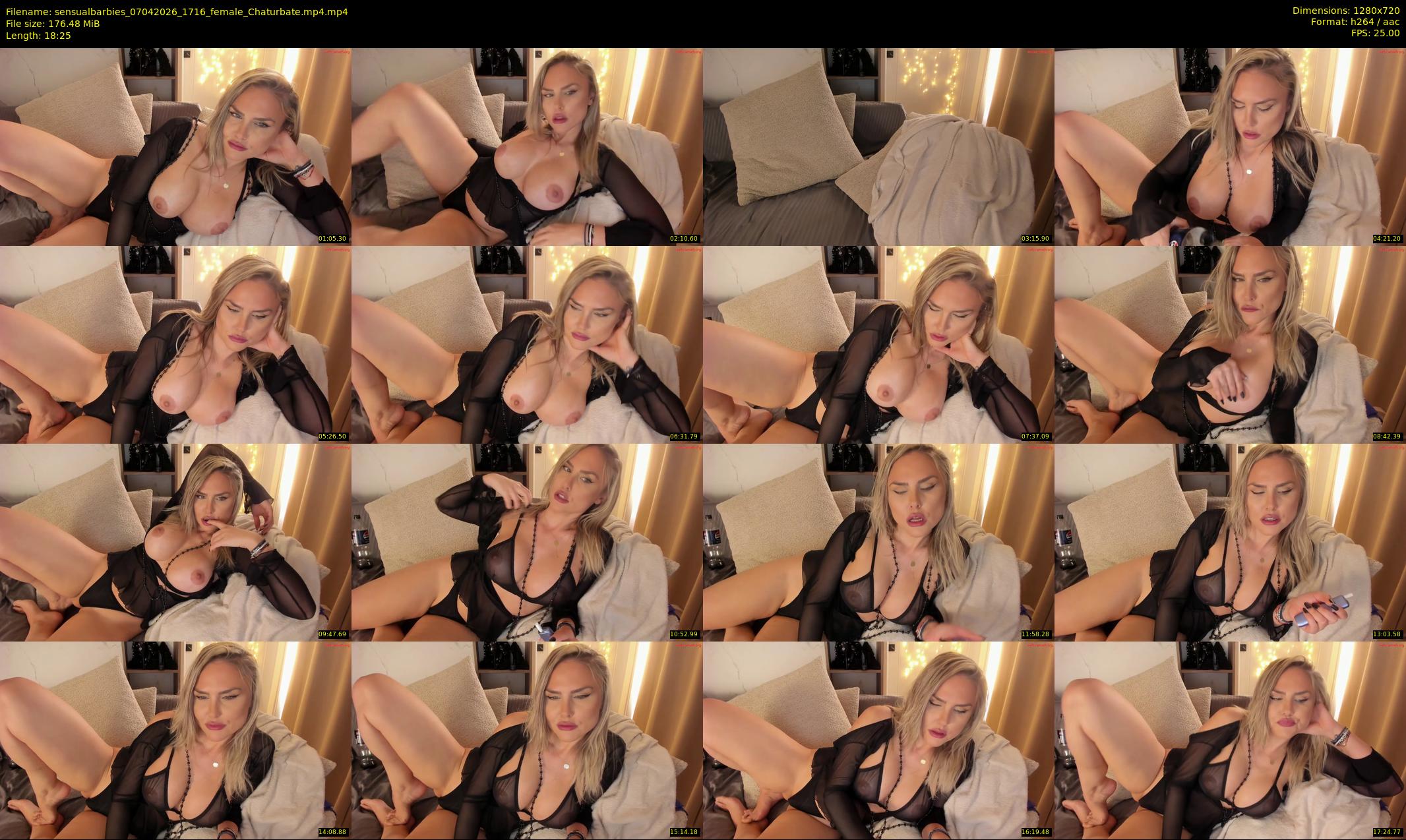 sensualbarbies — 19 minute Chaturbate female cam show recording, 720p, Apr 7, 2026