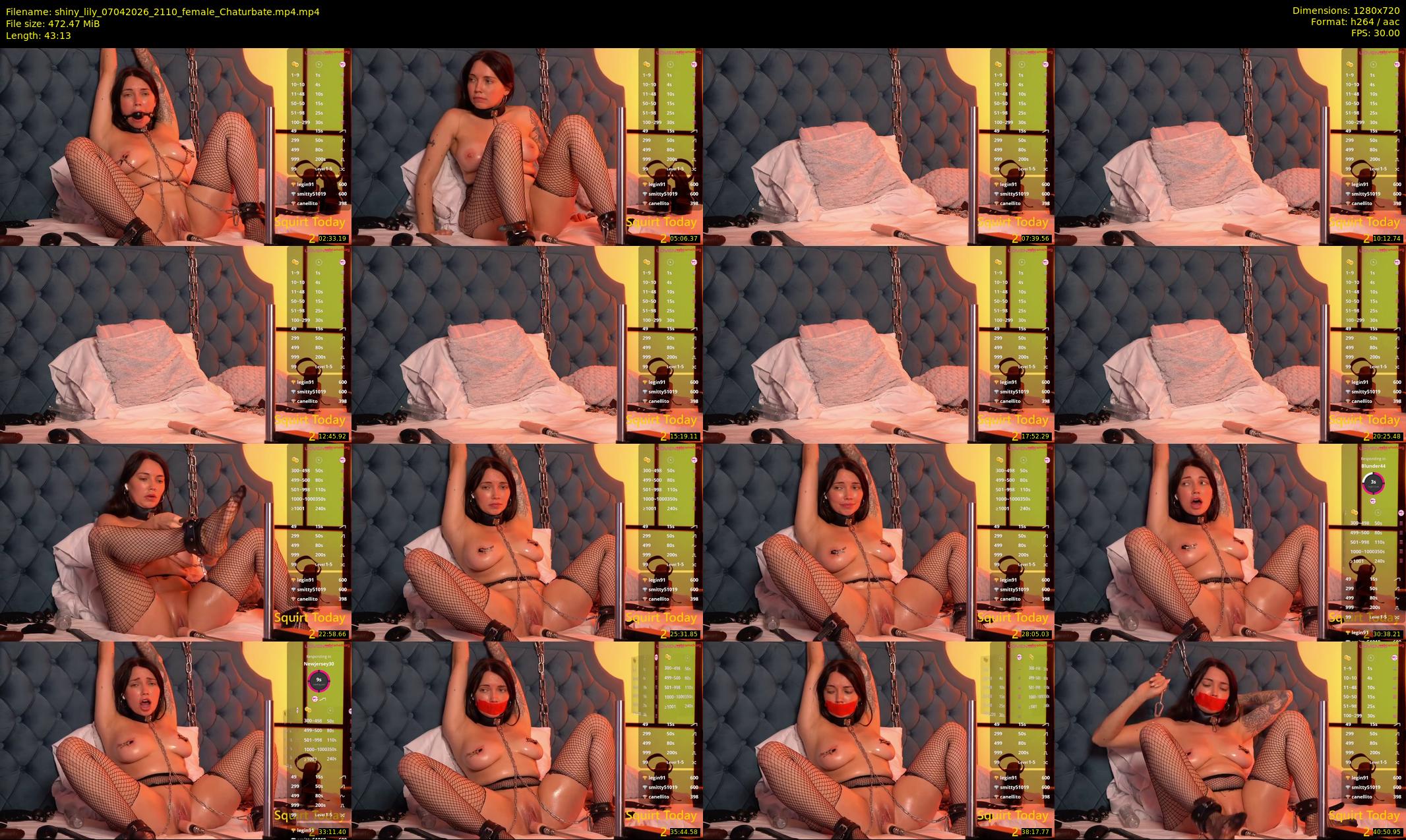 shiny_lily — 44 minute Chaturbate female cam show recording, 720p, Apr 7, 2026