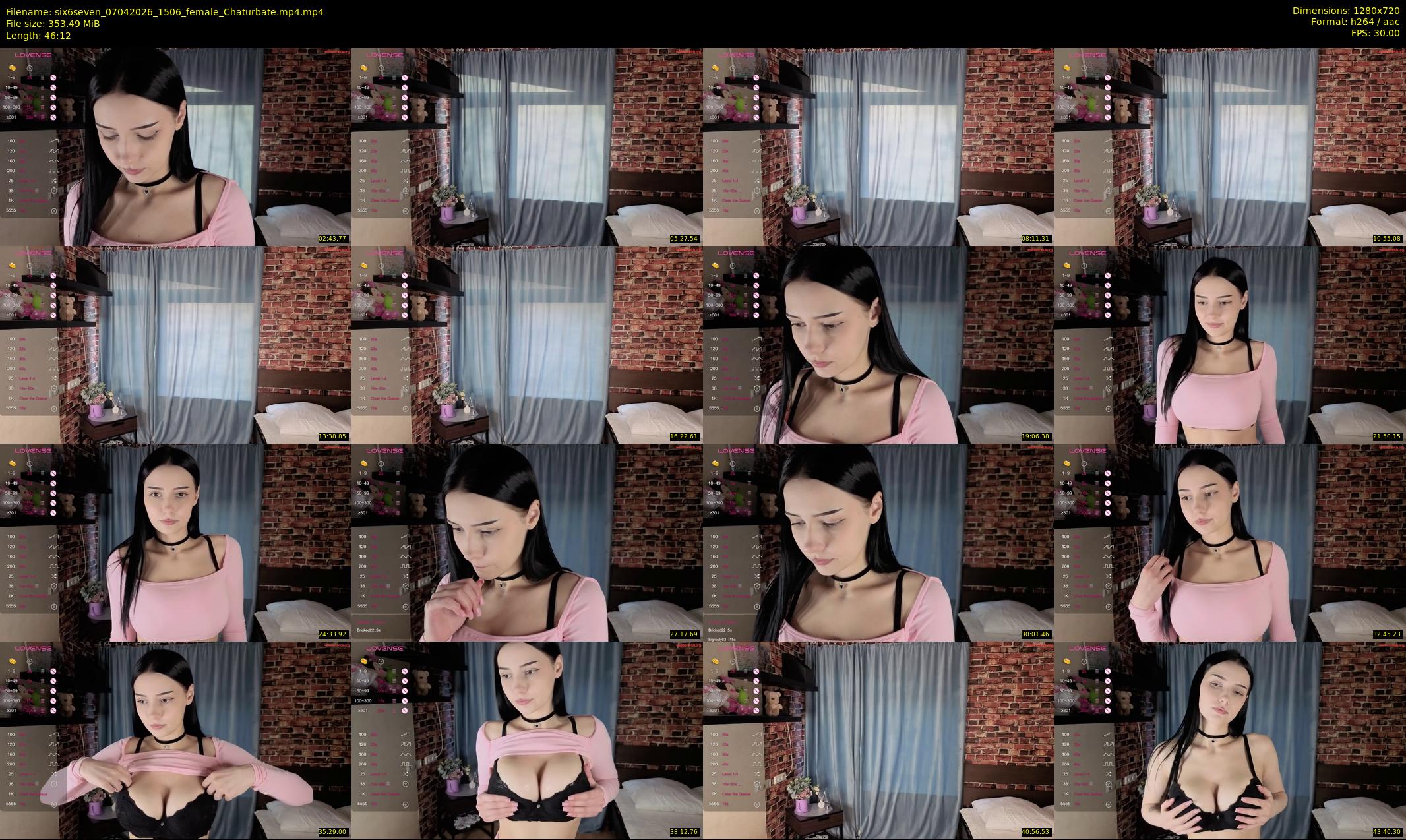 six6seven — 47 minute Chaturbate female cam show recording, 720p, Apr 7, 2026